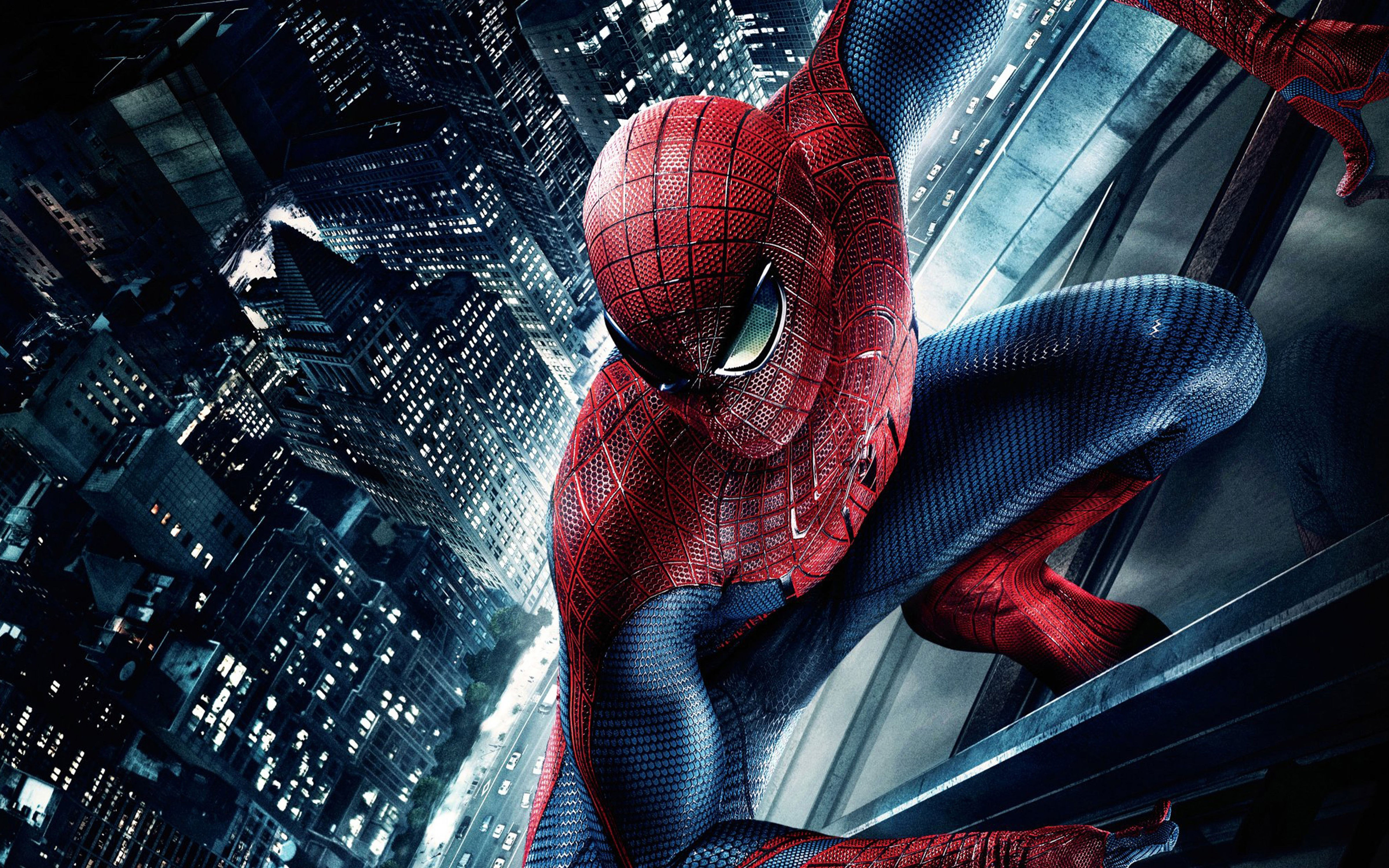 261835 descargar fondo de pantalla películas, el sorprendente hombre araña, edificio, hombre araña, spider man: protectores de pantalla e imágenes gratis