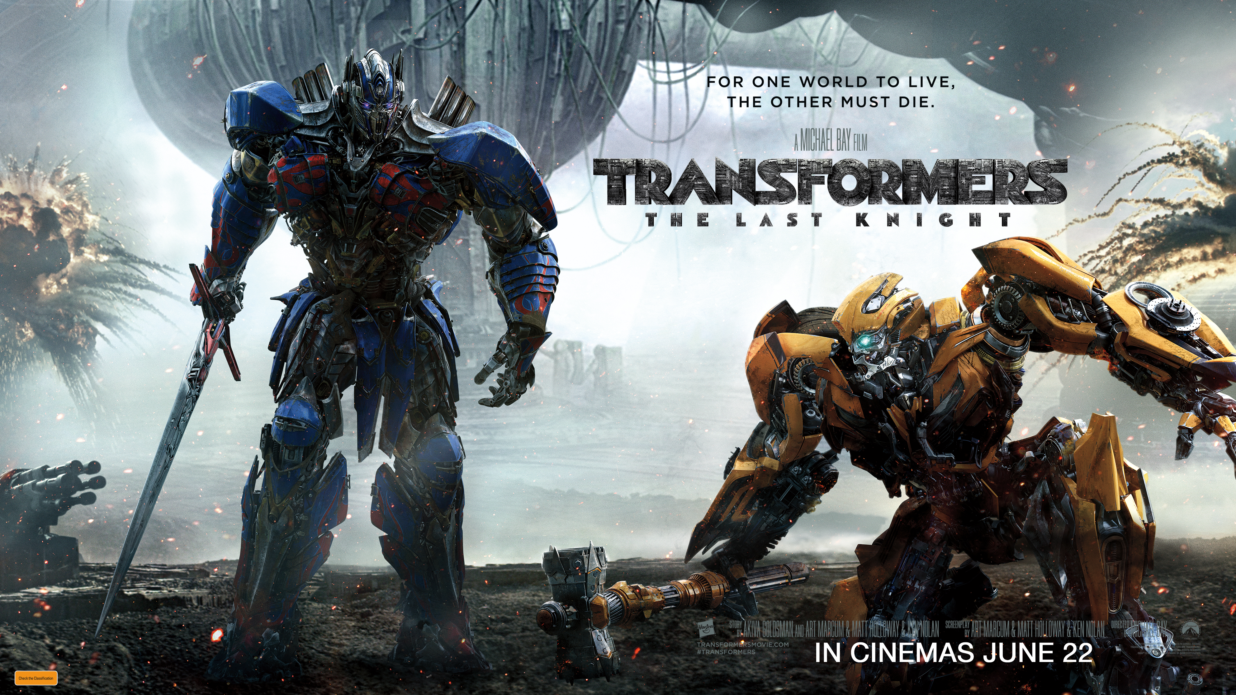 transformers, transformers: the last knight, movie, bumblebee (transformers), optimus prime