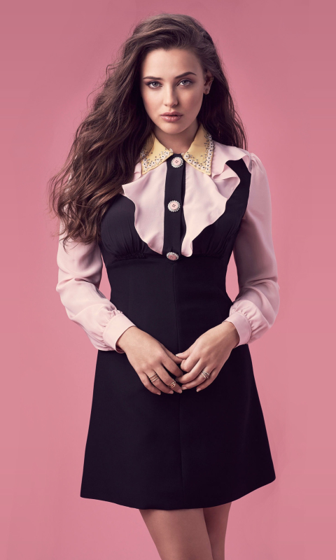 Handy-Wallpaper Brünette, Berühmtheiten, Lange Haare, Darstellerin, Australisch, Katherine Langford kostenlos herunterladen.