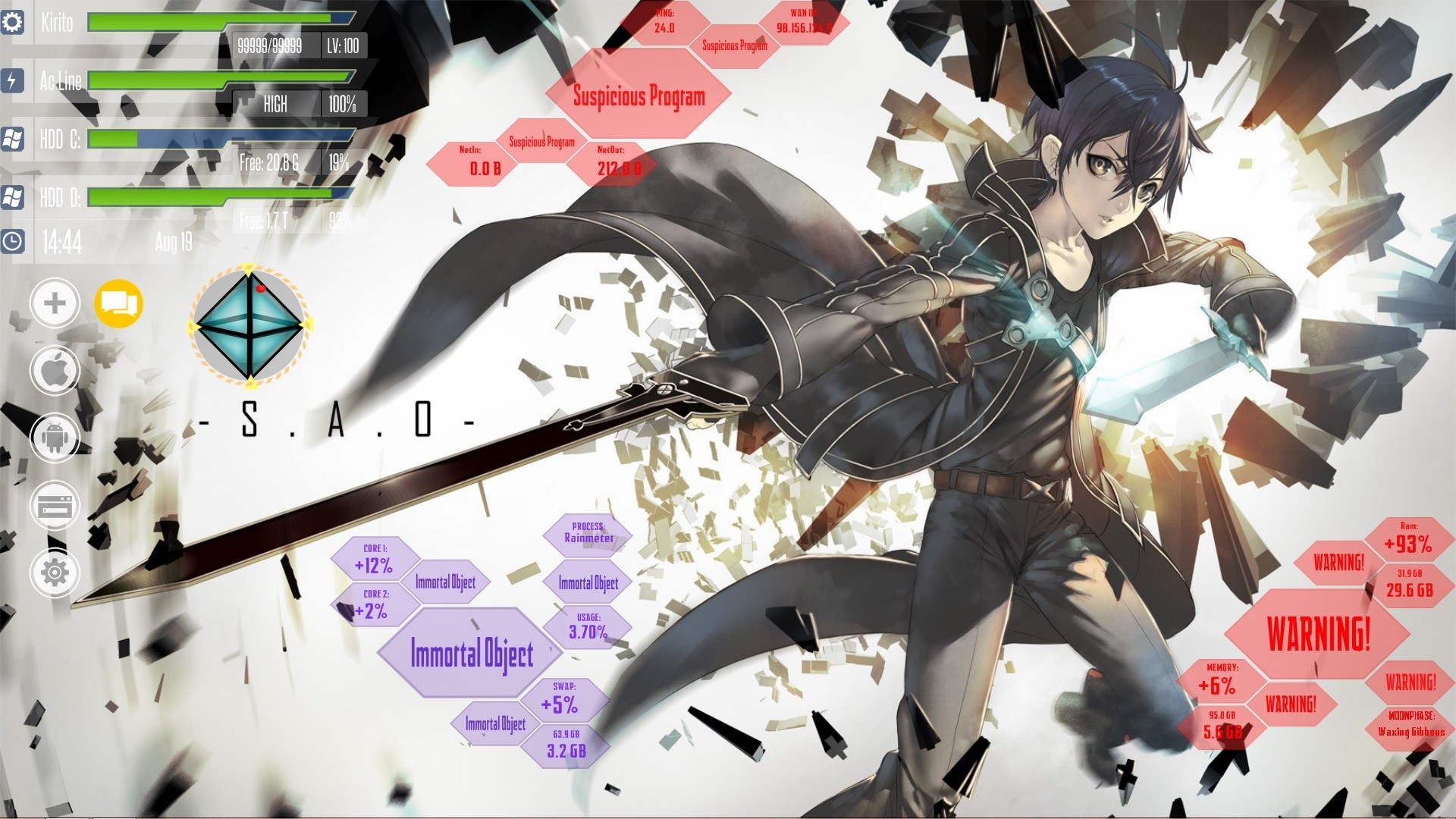 Laden Sie das Sword Art Online, Animes-Bild kostenlos auf Ihren PC-Desktop herunter