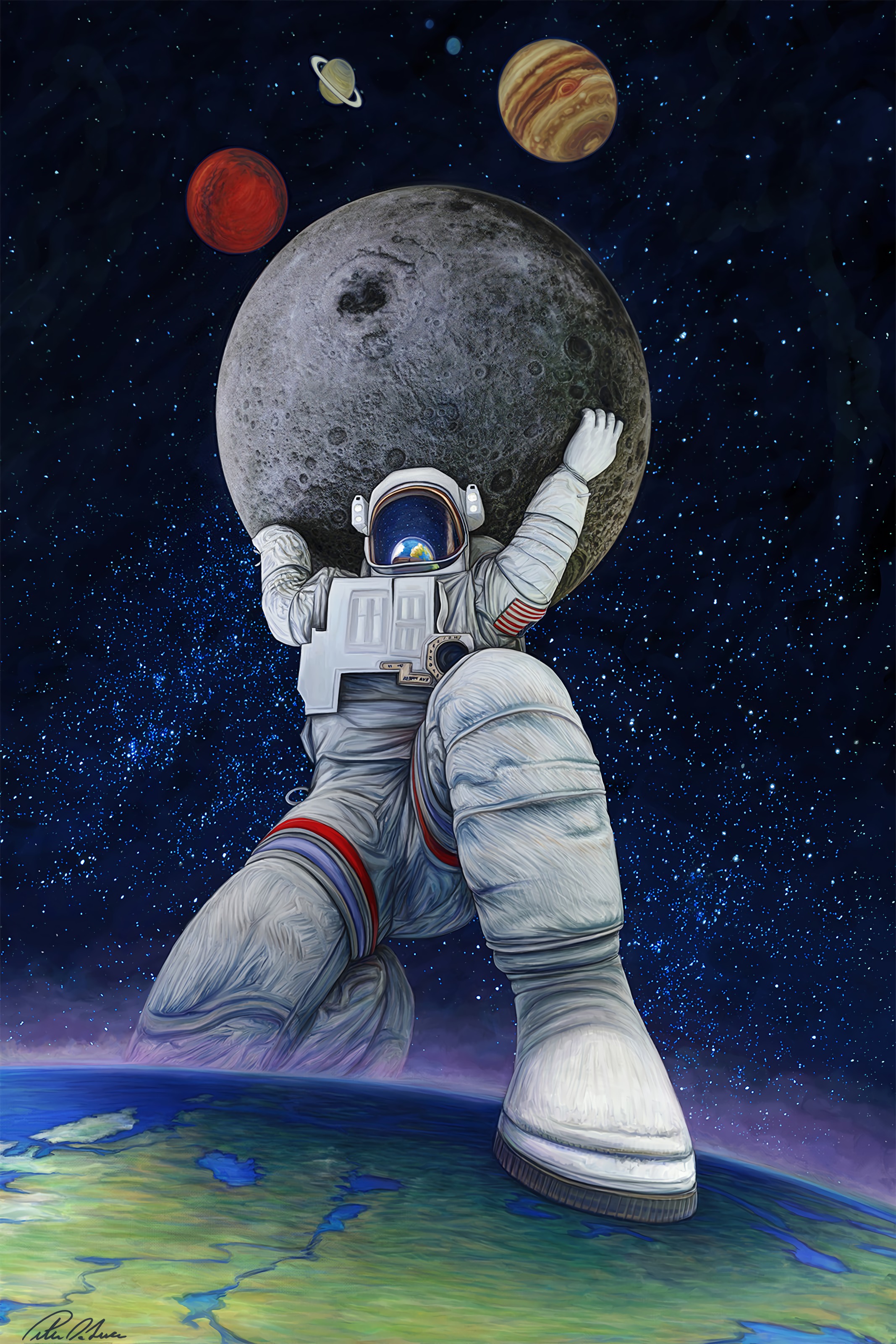 Télécharger des fonds d'écran Astronaute HD
