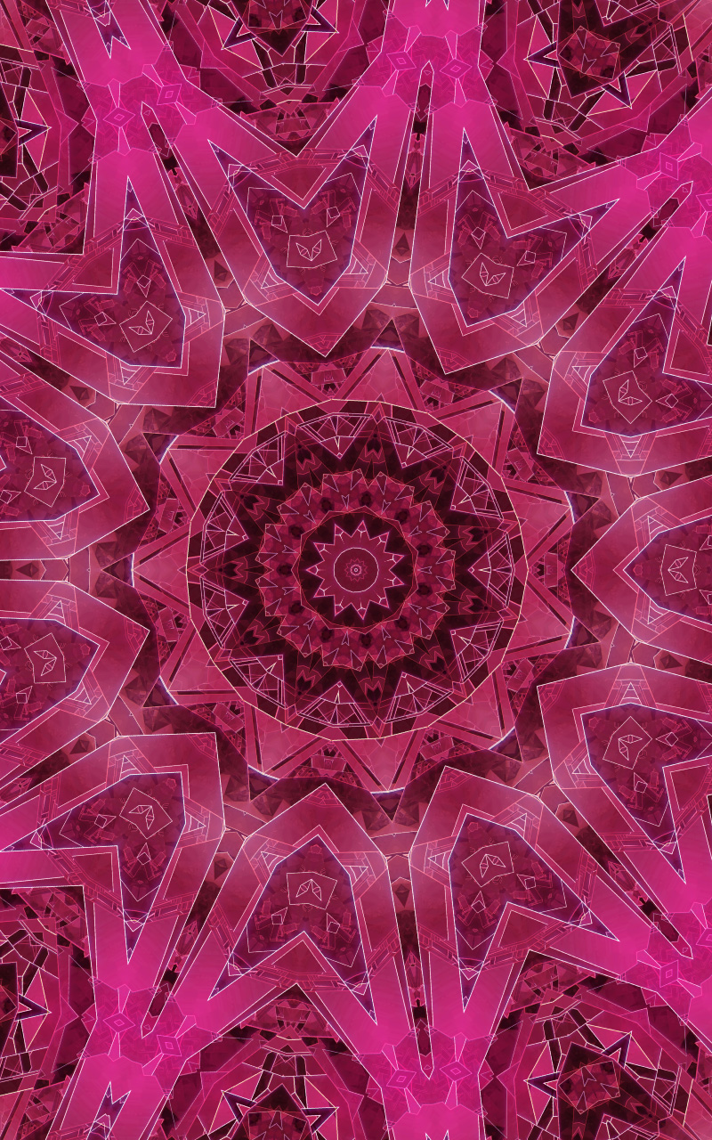 Download mobile wallpaper Abstract, Pink, Pattern, Kaleidoscope for free.