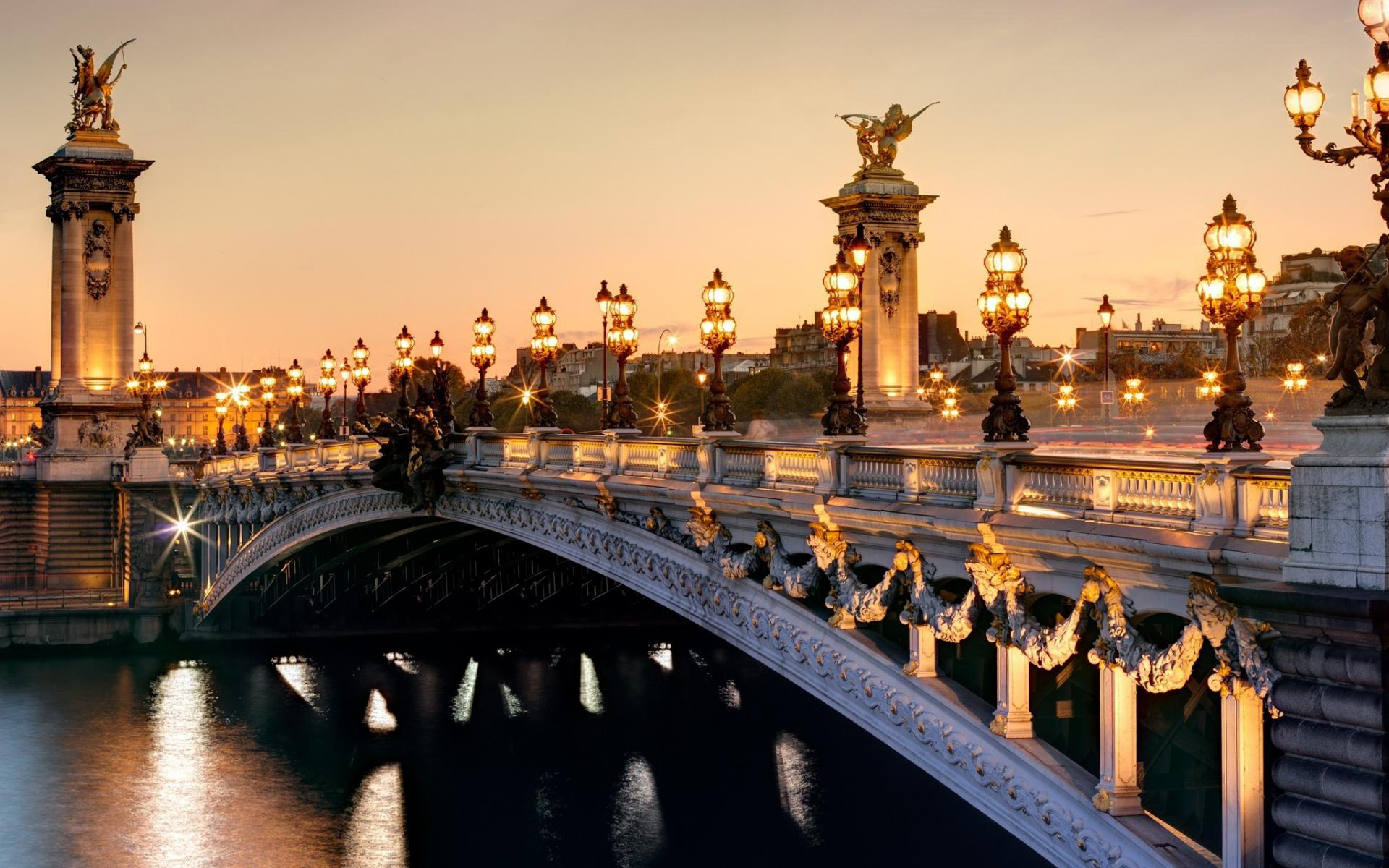 Download mobile wallpaper France, Bridge, Bridges, Man Made, Paris for free.