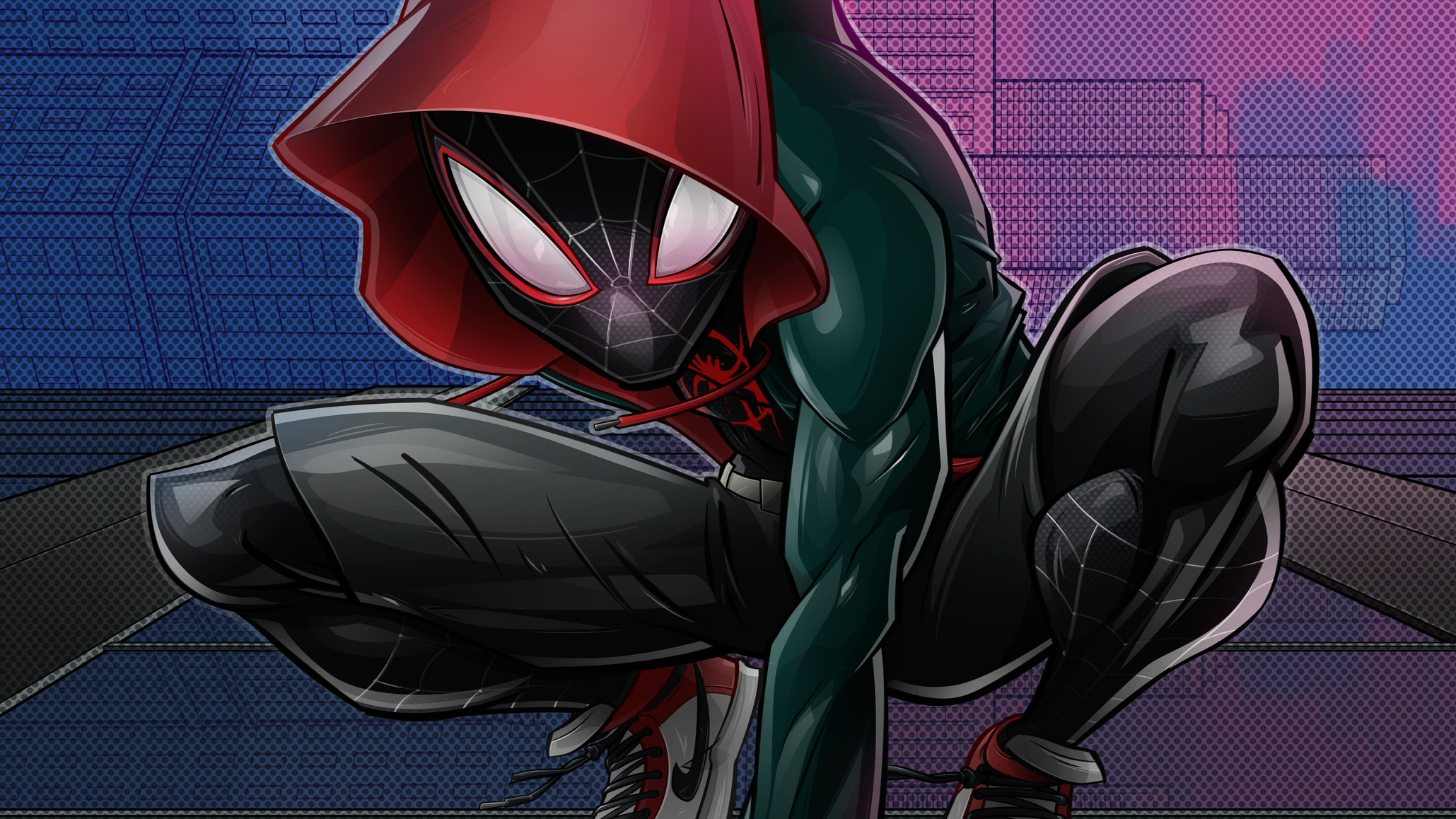 Free download wallpaper Spider Man, Movie, Miles Morales, Spider Man: Into The Spider Verse on your PC desktop