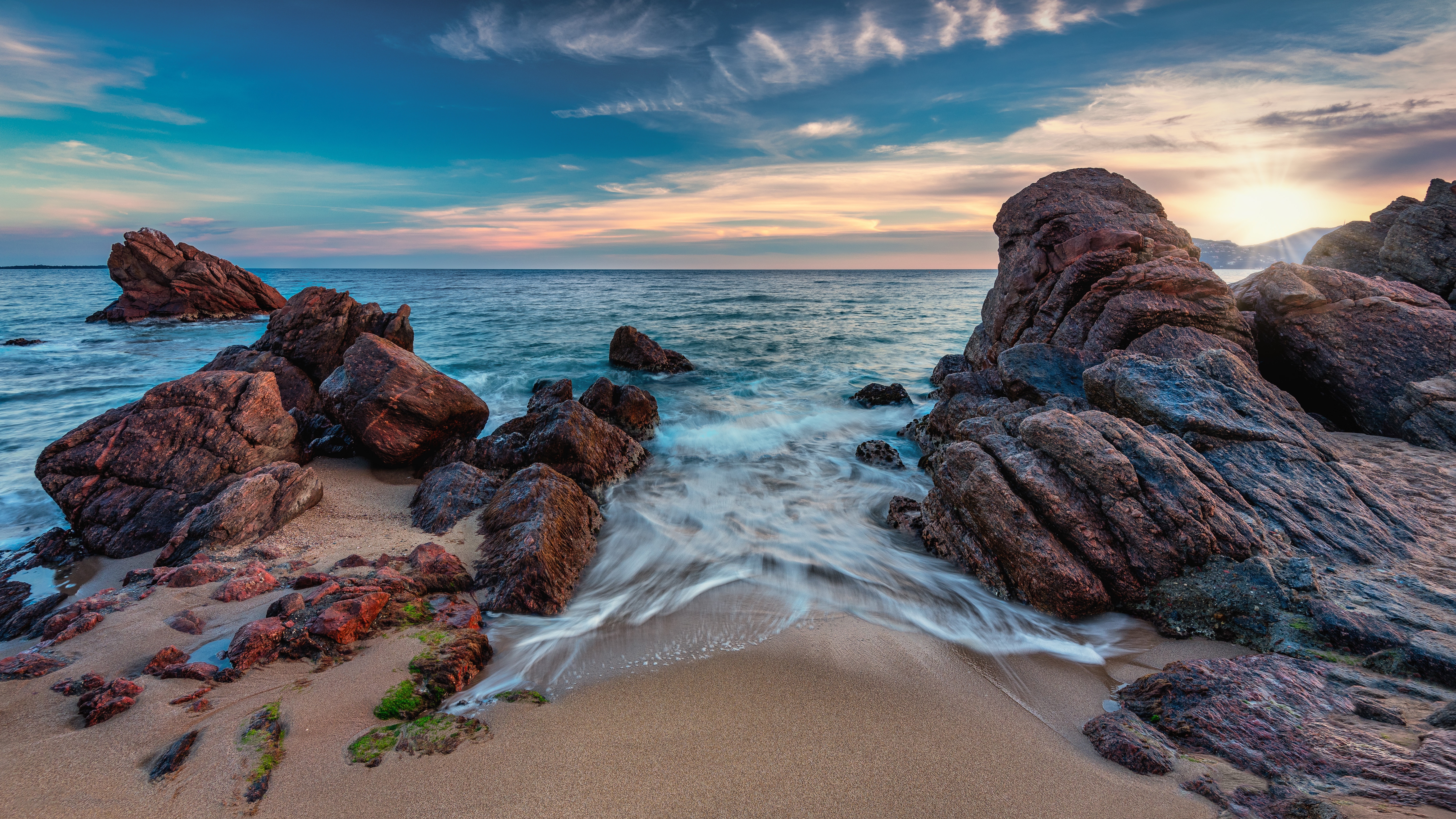 Laden Sie das Horizont, Ufer, Küste, Stein, Meer, Erde/natur-Bild kostenlos auf Ihren PC-Desktop herunter
