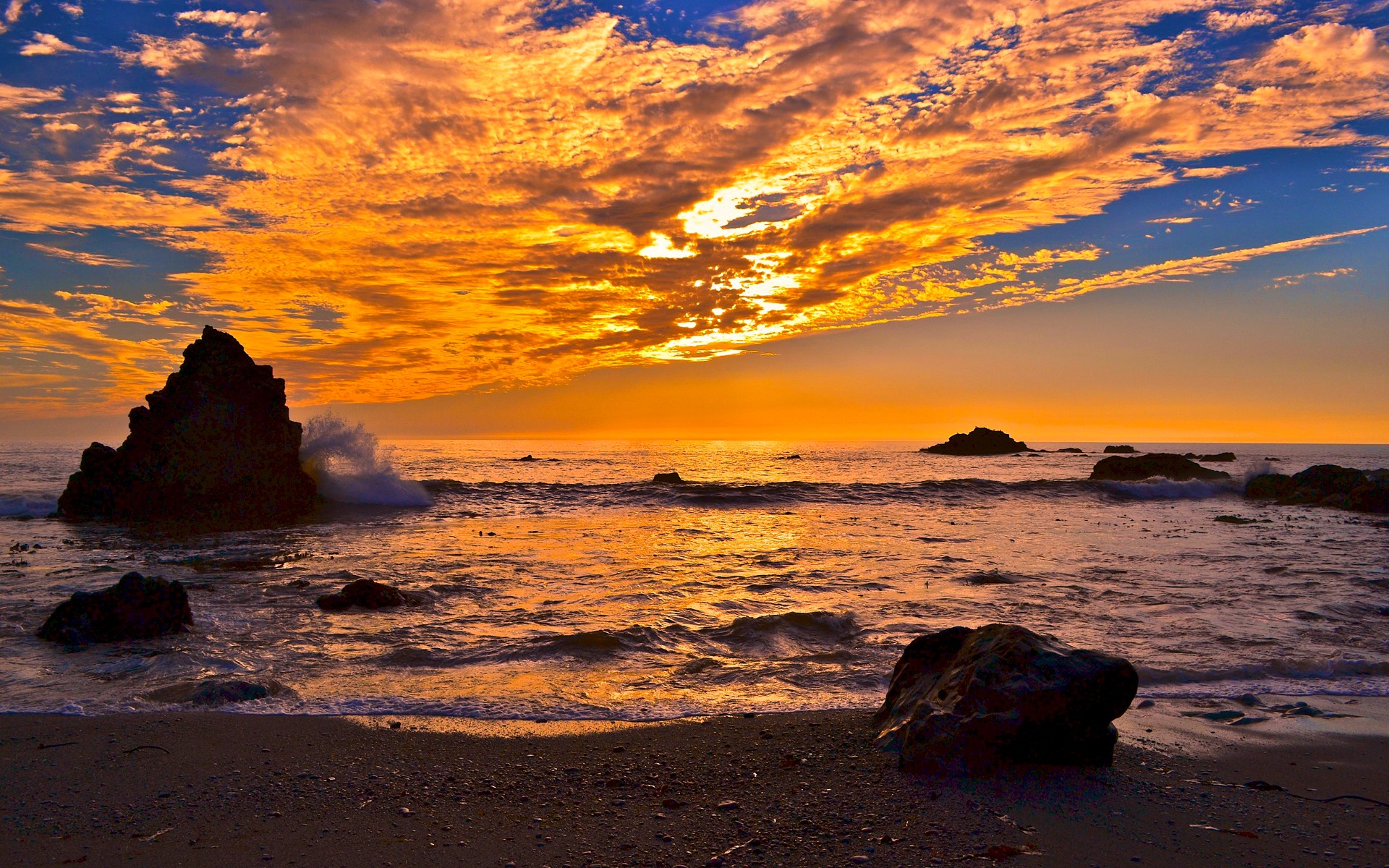 Laden Sie das Horizont, Ozean, Meer, Sonnenuntergang, Erde/natur-Bild kostenlos auf Ihren PC-Desktop herunter