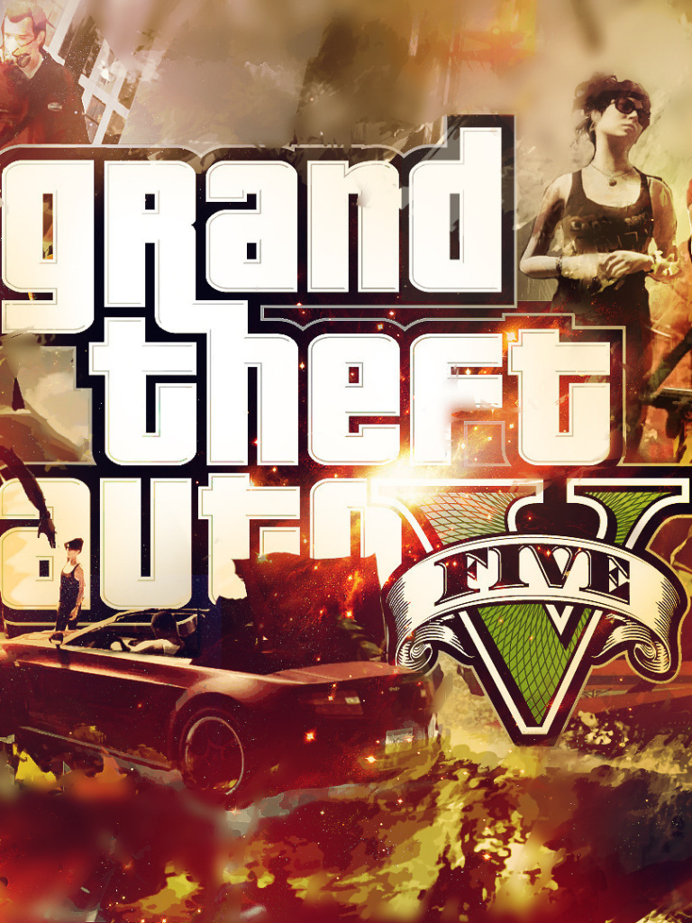 Скачать картинку Видеоигры, Grand Theft Auto, Grand Theft Auto V, Майкл Де Санта в телефон бесплатно.