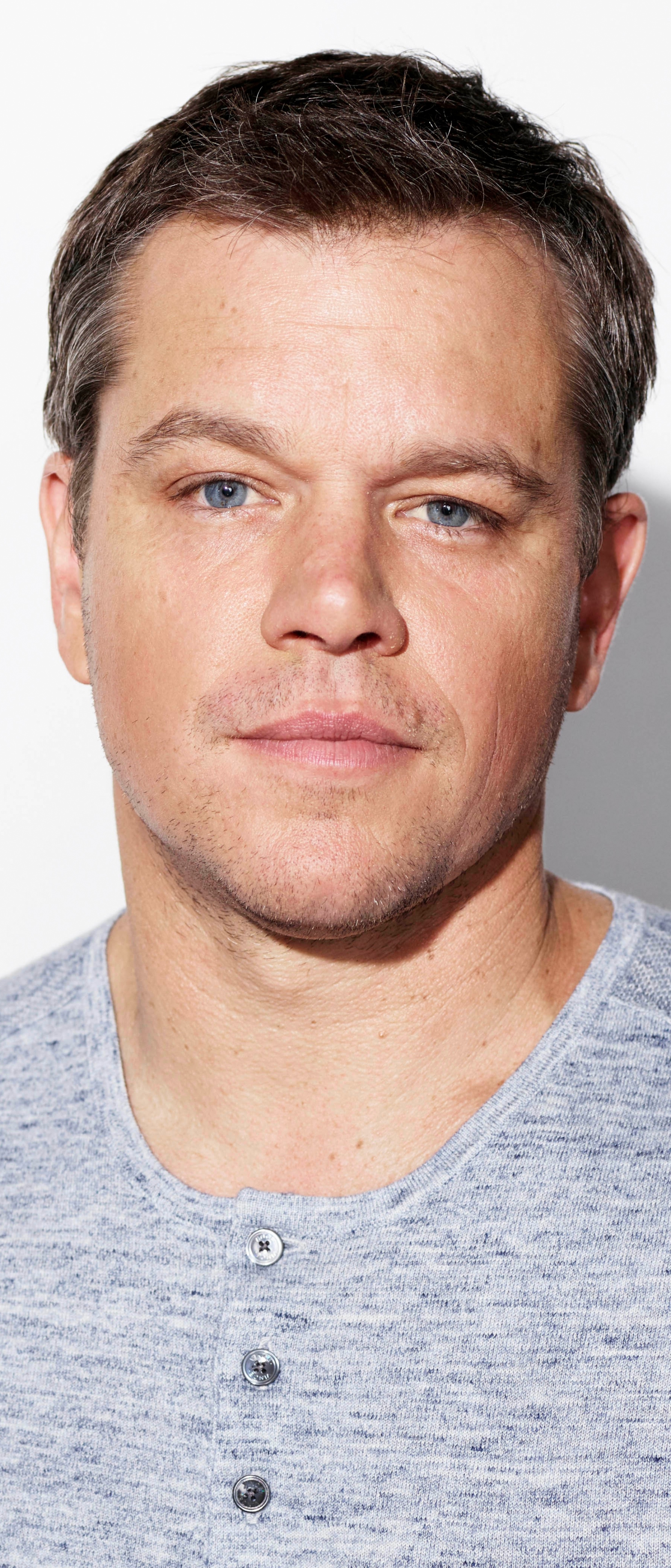 Download mobile wallpaper Matt Damon, Blue Eyes, American, Celebrity, Actor for free.