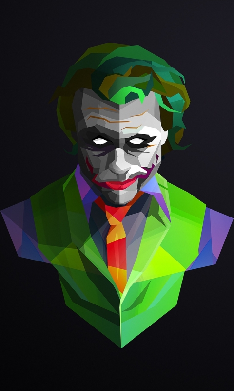 Download mobile wallpaper Abstract, Joker, Facets, Comics for free.
