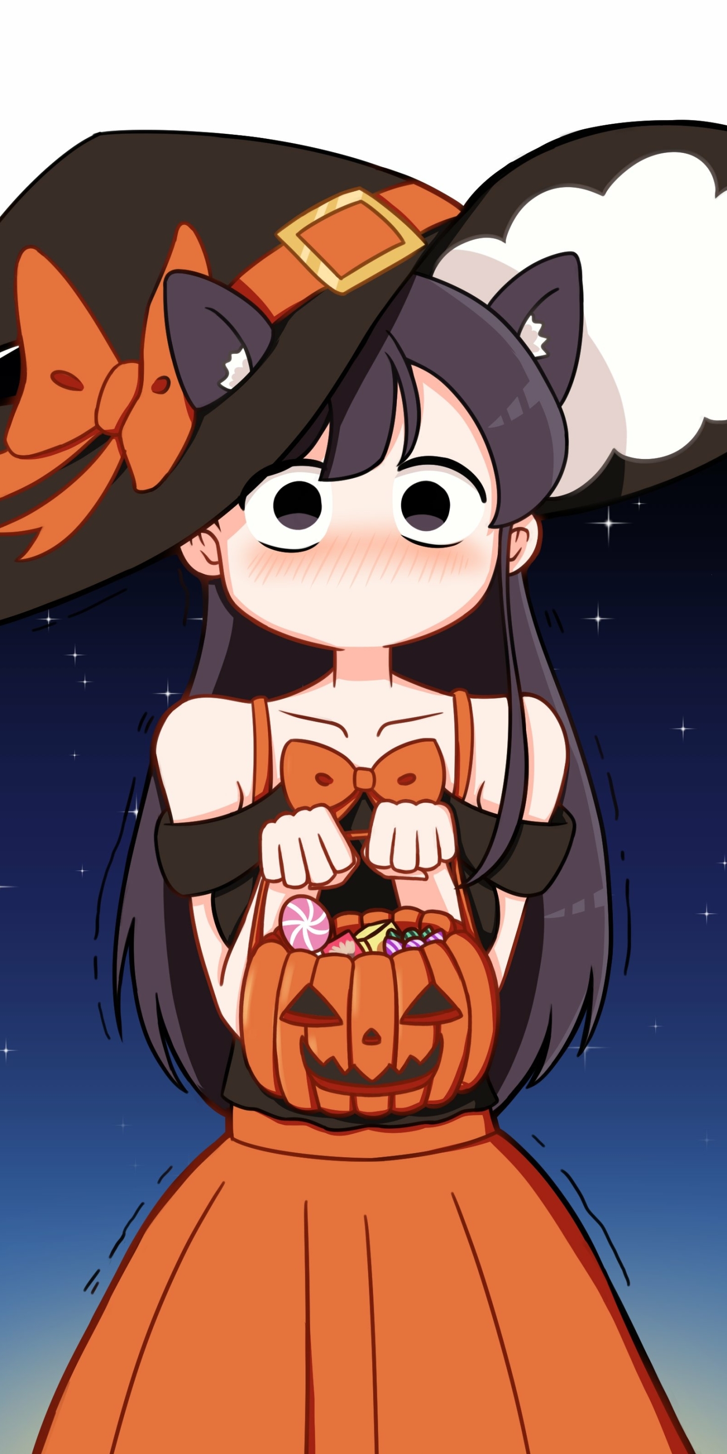 Download mobile wallpaper Anime, Halloween, Komi Shouko, Komi Can't Communicate for free.