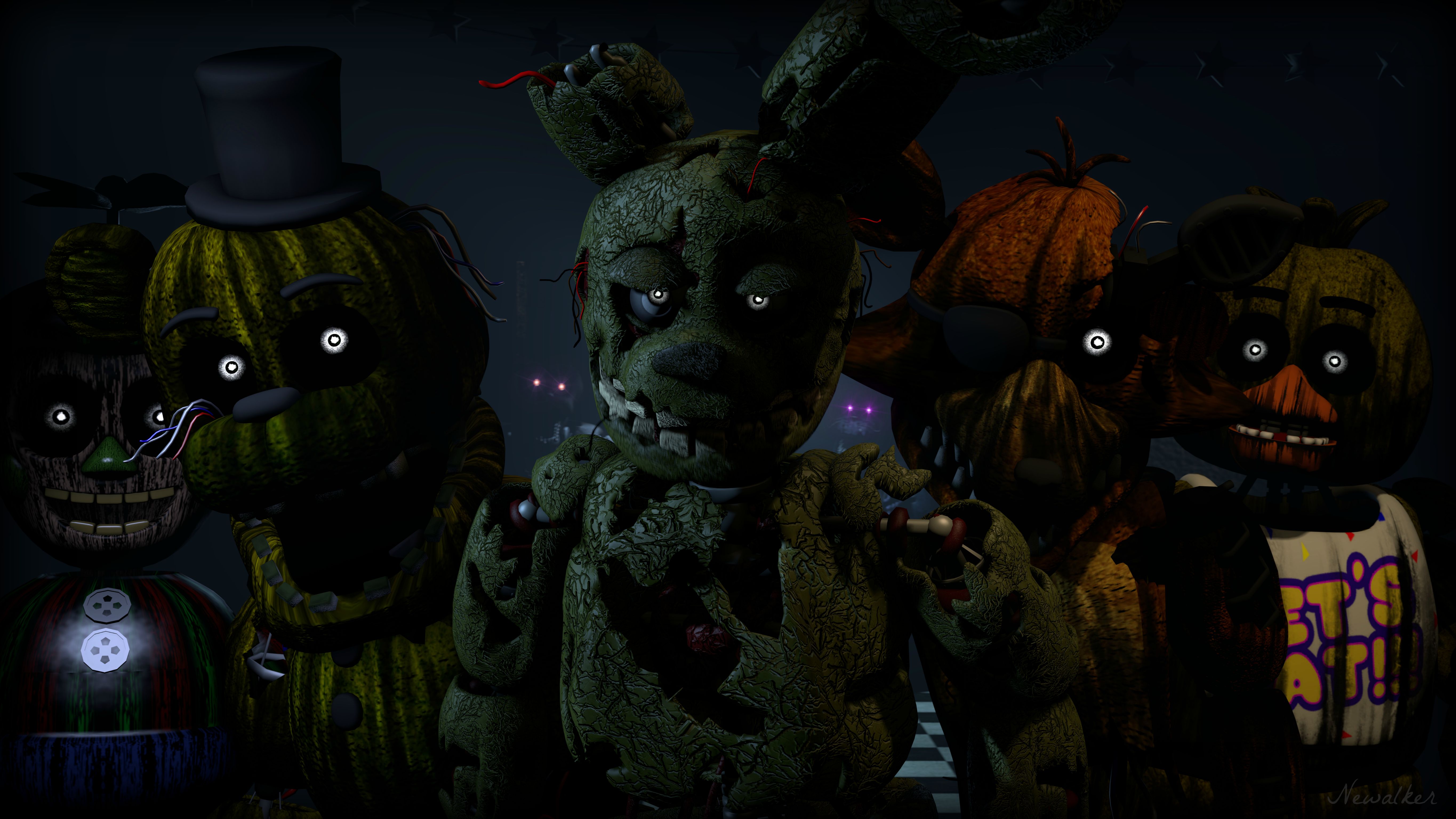 video game, five nights at freddy's 3, springtrap (five nights at freddy's), five nights at freddy's