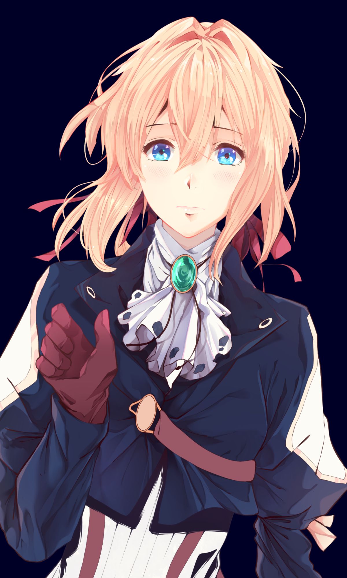 Download mobile wallpaper Anime, Blonde, Blue Eyes, Violet Evergarden (Character), Violet Evergarden for free.