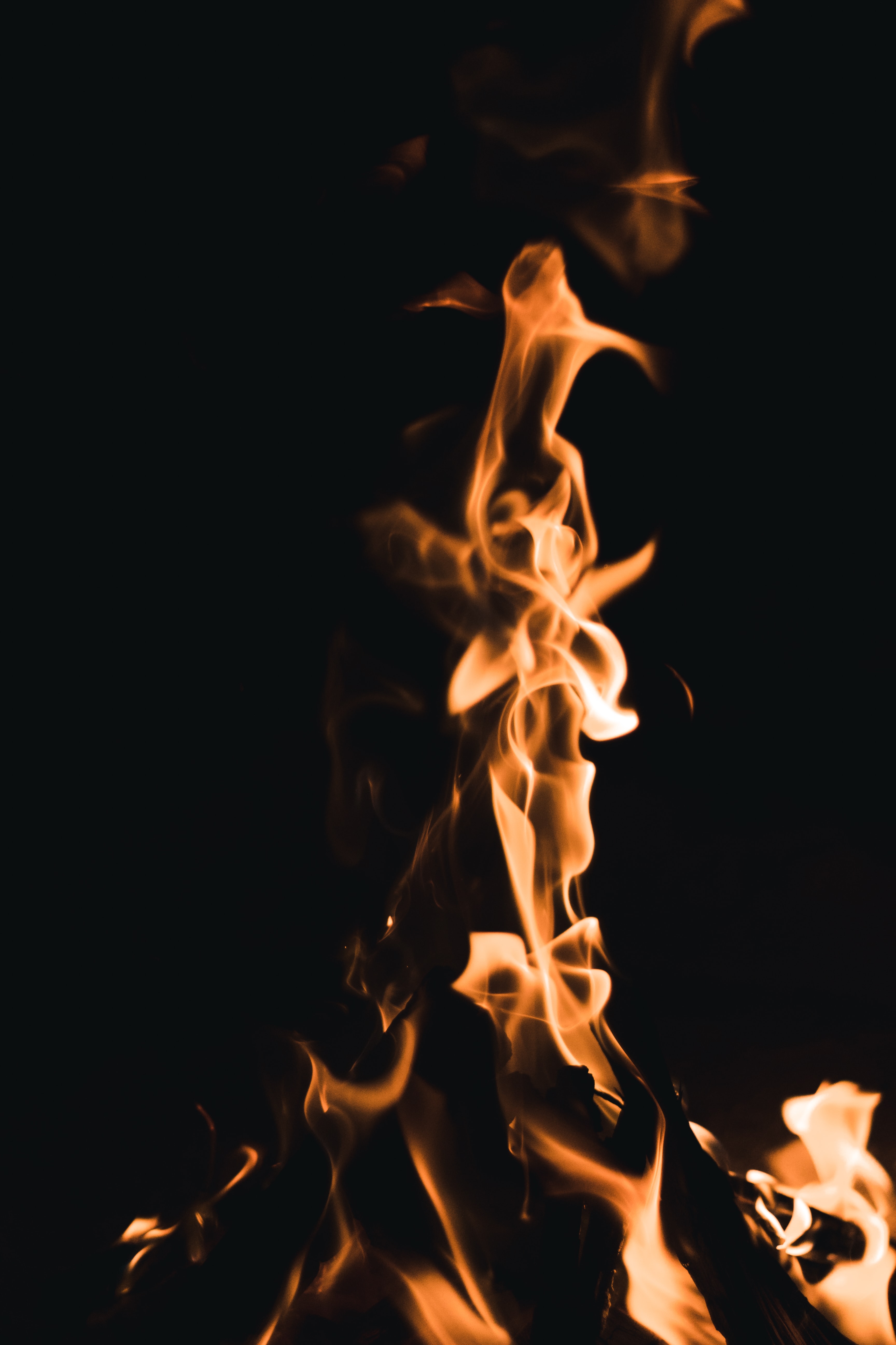 Download mobile wallpaper Flame, Fire, Dark for free.