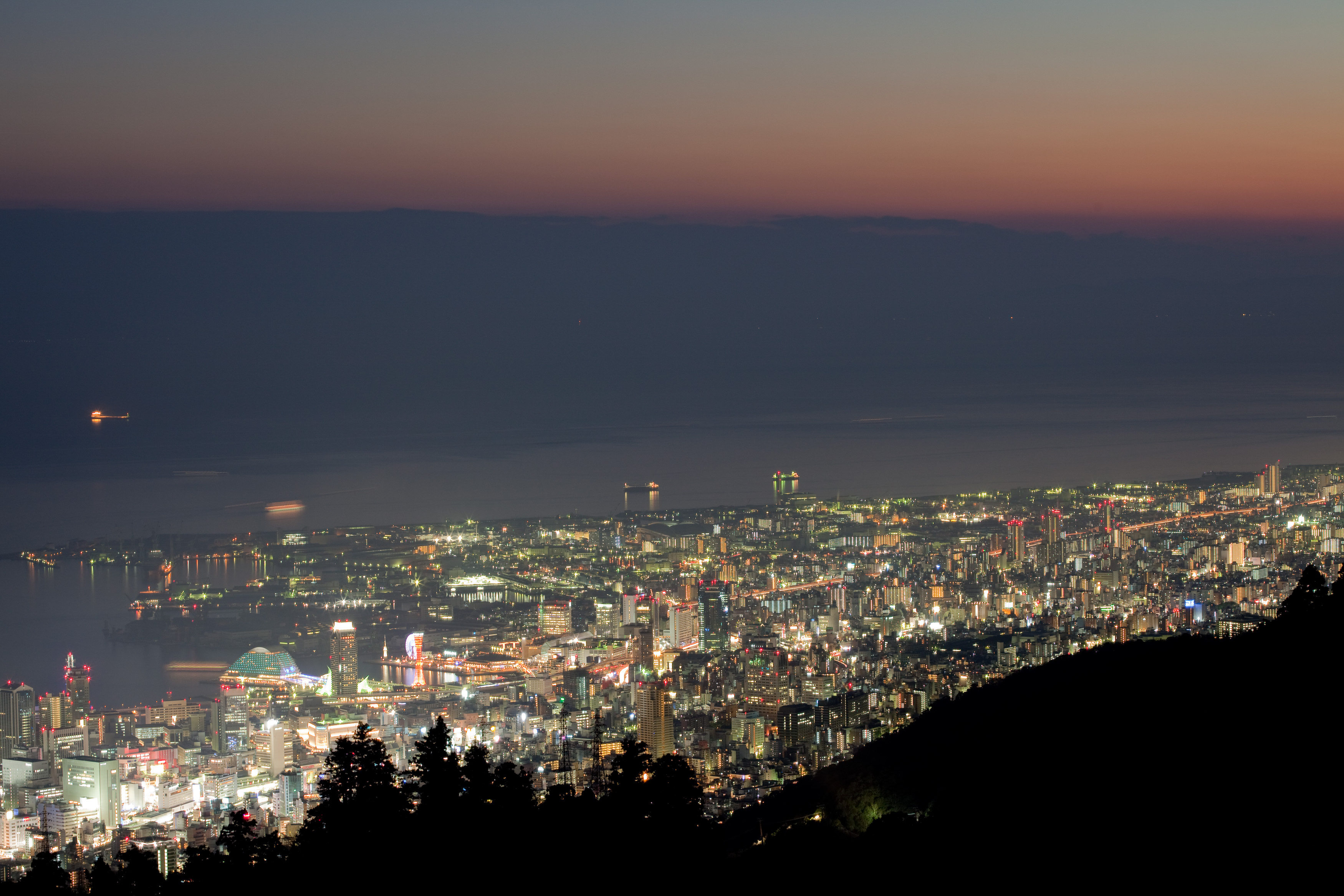 252936 Hintergrundbild herunterladen menschengemacht, großstadt, japan, kōbe (stadt), städte - Bildschirmschoner und Bilder kostenlos