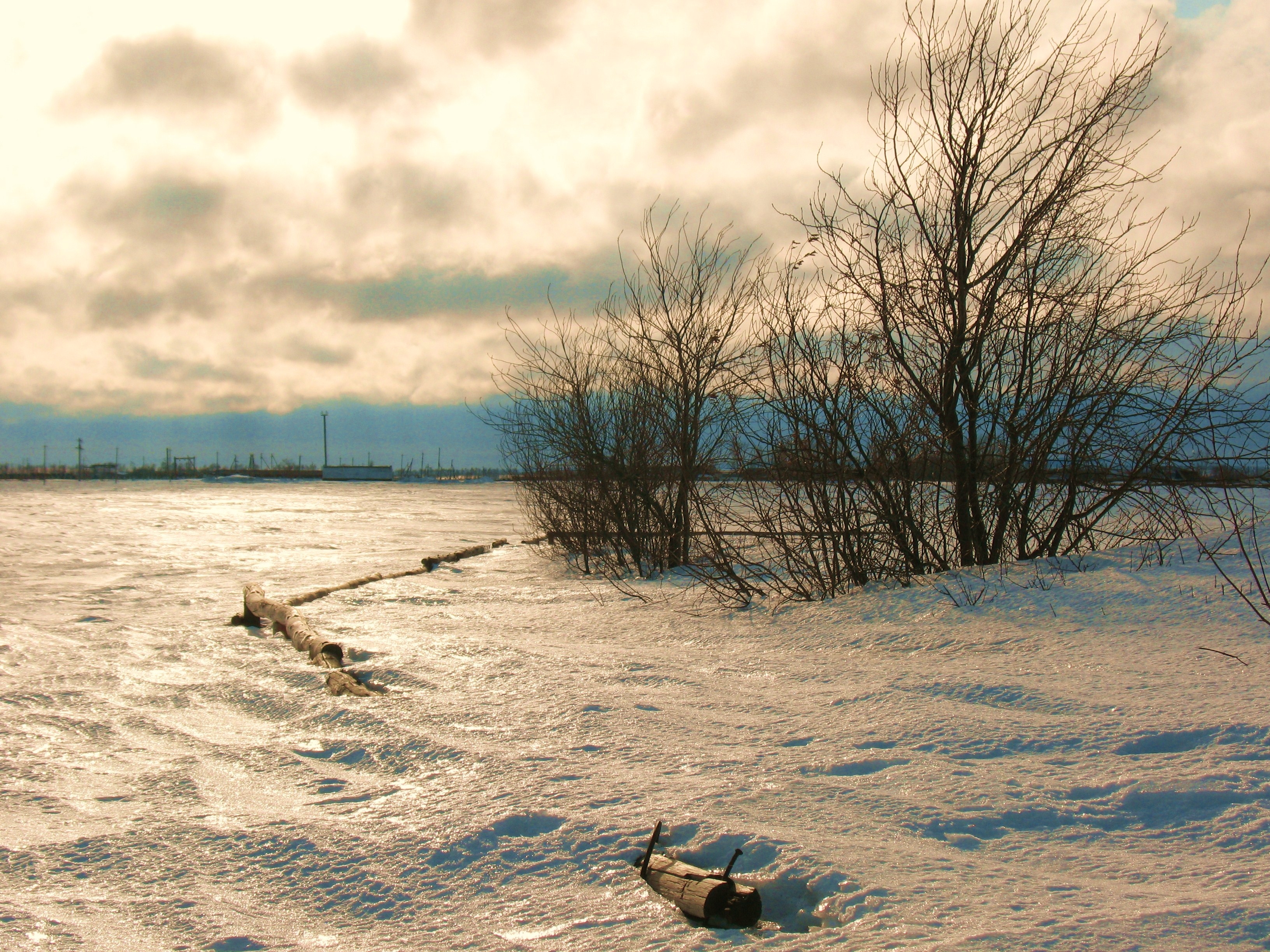89815 Hintergrundbild herunterladen landschaft, winter, natur, sunset, schnee, frost, steppe, wind, norden - Bildschirmschoner und Bilder kostenlos