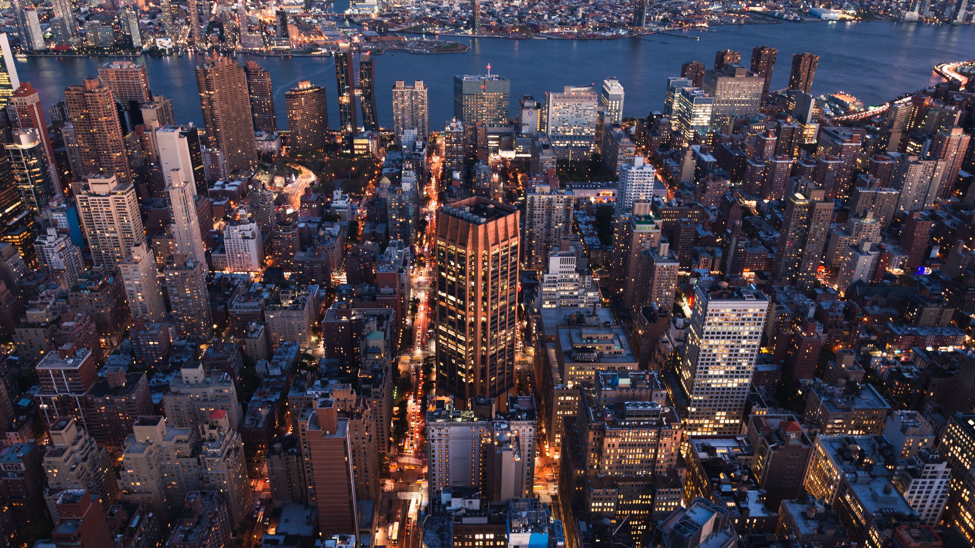 Laden Sie das Gebäude, New York, Fotografie, Großstadt, Luftbildfotografie-Bild kostenlos auf Ihren PC-Desktop herunter