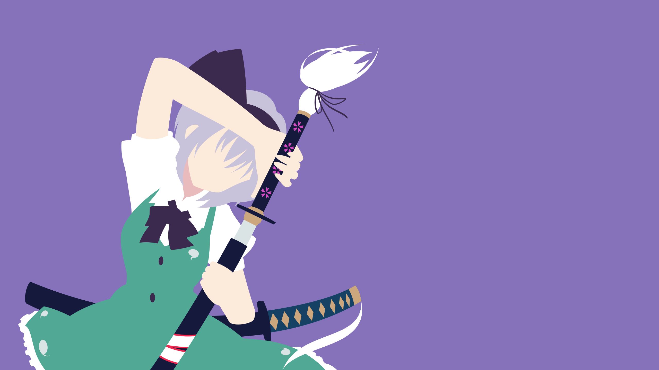 Descarga gratuita de fondo de pantalla para móvil de Animado, Touhou, Youmu Konpaku.