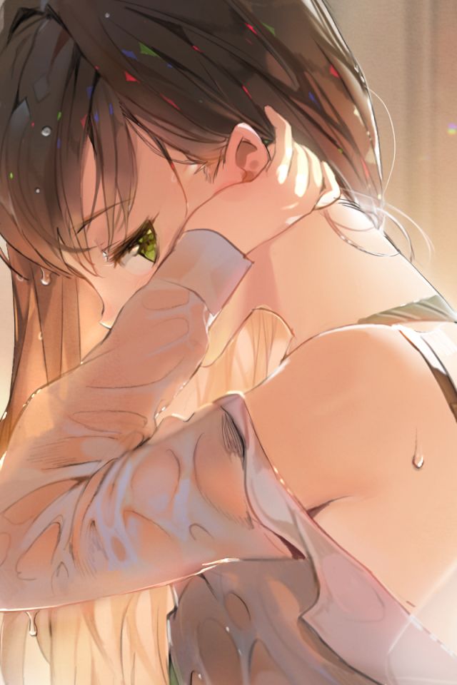 Download mobile wallpaper Anime, Green Eyes, Long Hair, Brown Hair, The Idolm@ster, Rin Shibuya, The Idolm@ster Cinderella Girls, Idolm@ster Cinderella Girls for free.