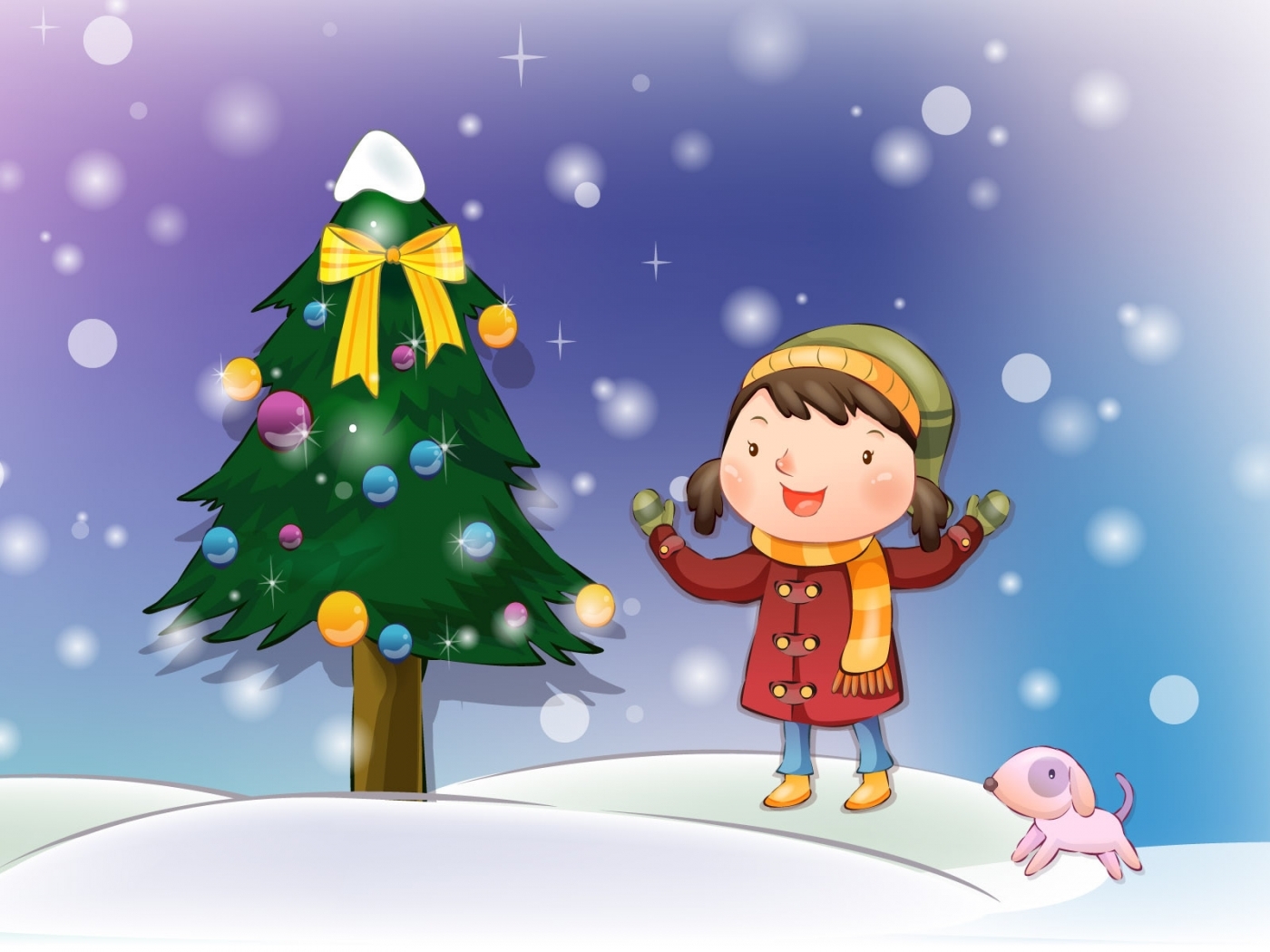 Laden Sie das Neujahr, Feiertage, Tannenbaum, Bilder-Bild kostenlos auf Ihren PC-Desktop herunter