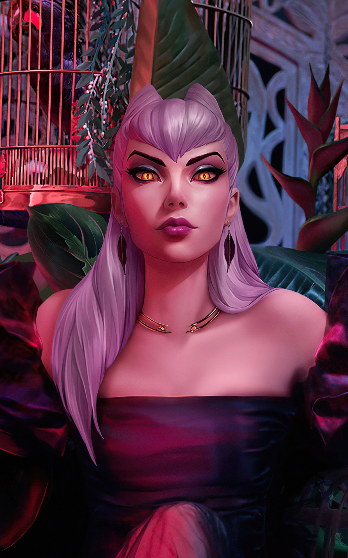 Handy-Wallpaper League Of Legends, Computerspiele, Evelynn (Liga Der Legenden), K/da kostenlos herunterladen.