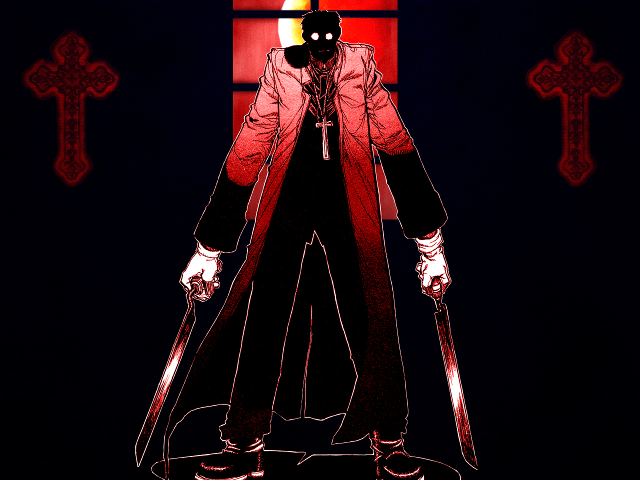 Handy-Wallpaper Animes, Hellsing kostenlos herunterladen.