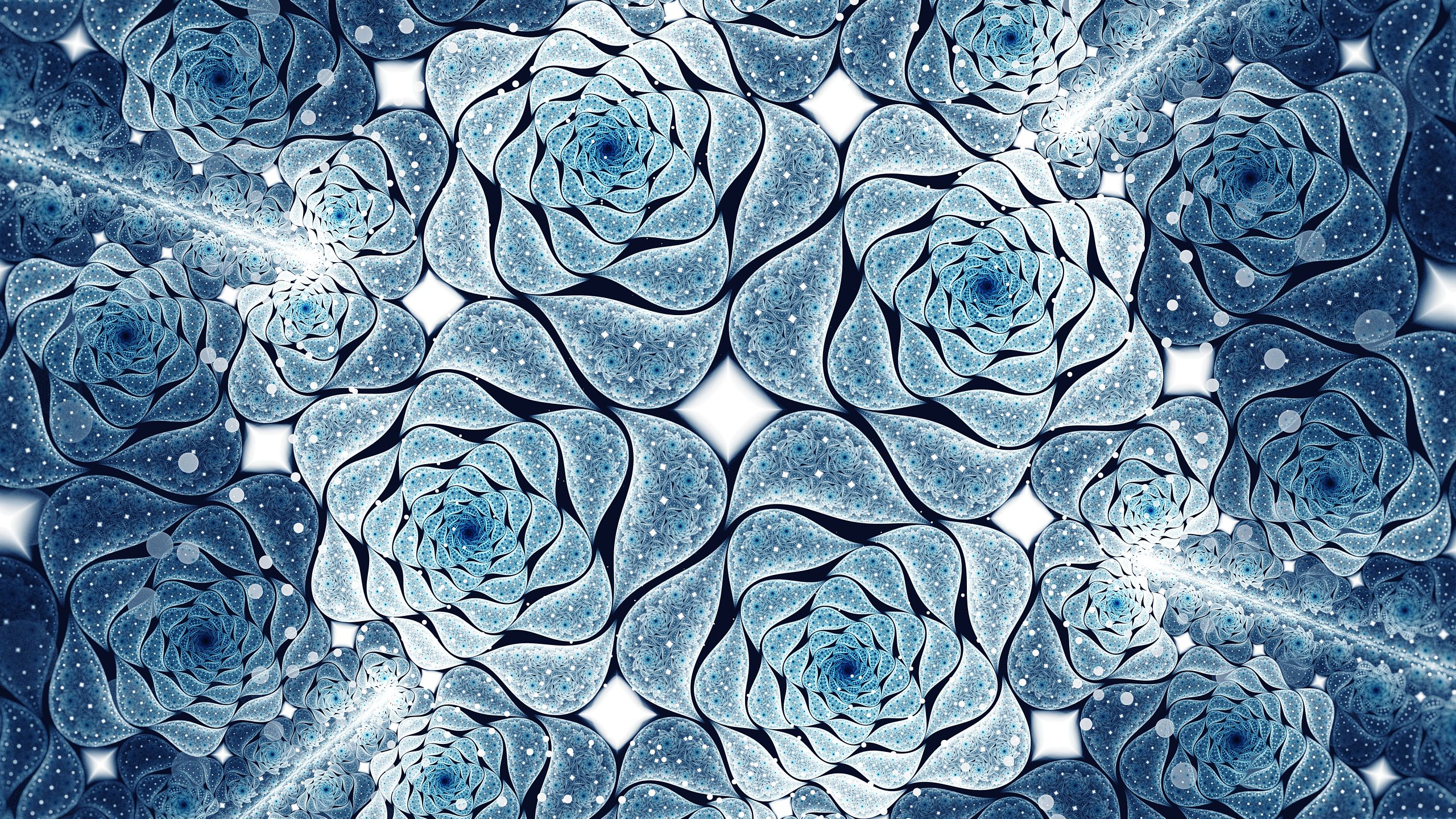 Laden Sie das Abstrakt, Blume, Muster, Fraktale-Bild kostenlos auf Ihren PC-Desktop herunter