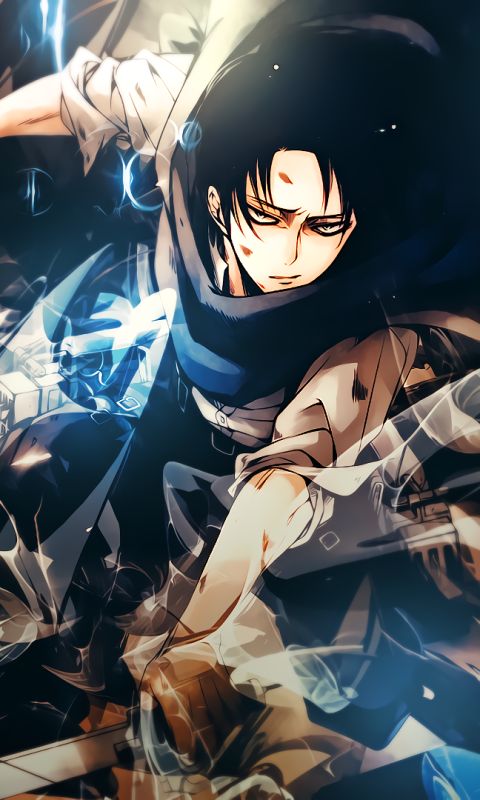 Descarga gratuita de fondo de pantalla para móvil de Animado, Ataque A Los Titanes, Levi Ackerman.