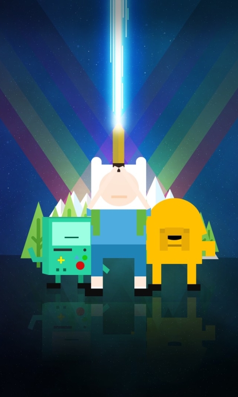 Download mobile wallpaper Tv Show, Adventure Time, Finn (Adventure Time), Jake (Adventure Time), Bmo (Adventure Time) for free.