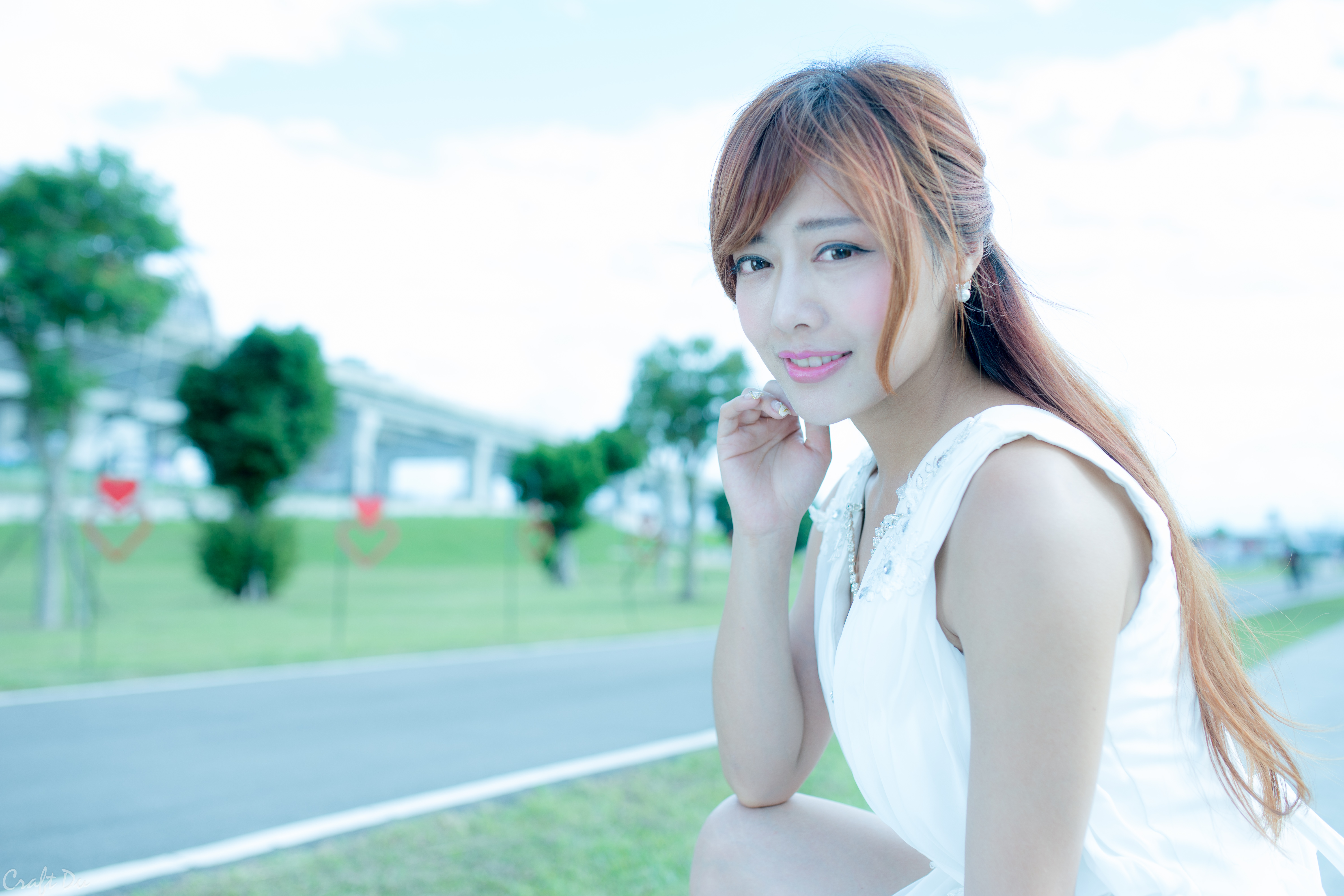 Free download wallpaper Smile, Model, Women, Asian, Taiwanese, Xiao Xi on your PC desktop