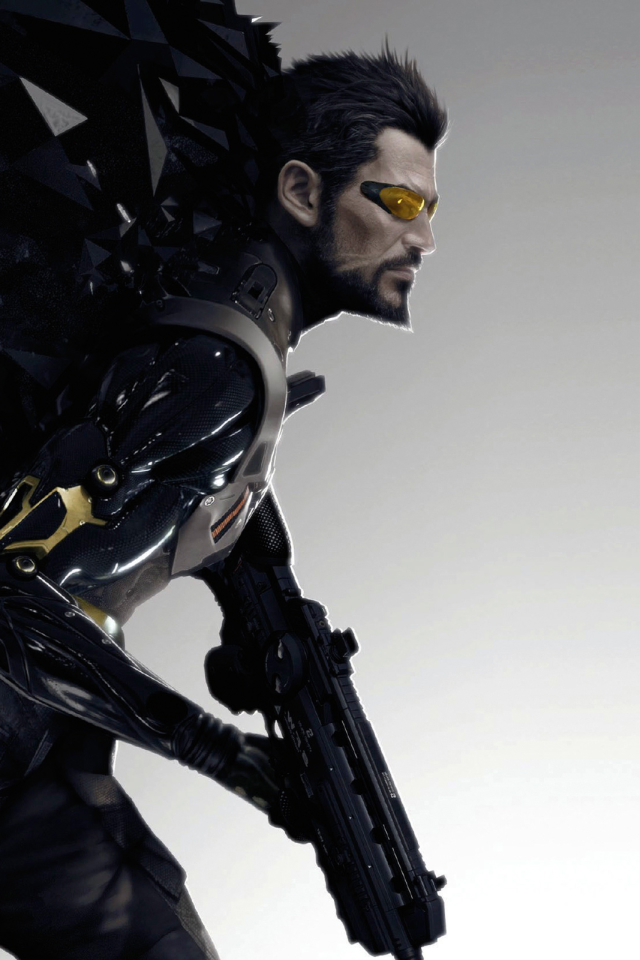 無料モバイル壁紙テレビゲーム, デウスエクス, アダム・ジェンセン, Deus Ex: 分割された人類をダウンロードします。