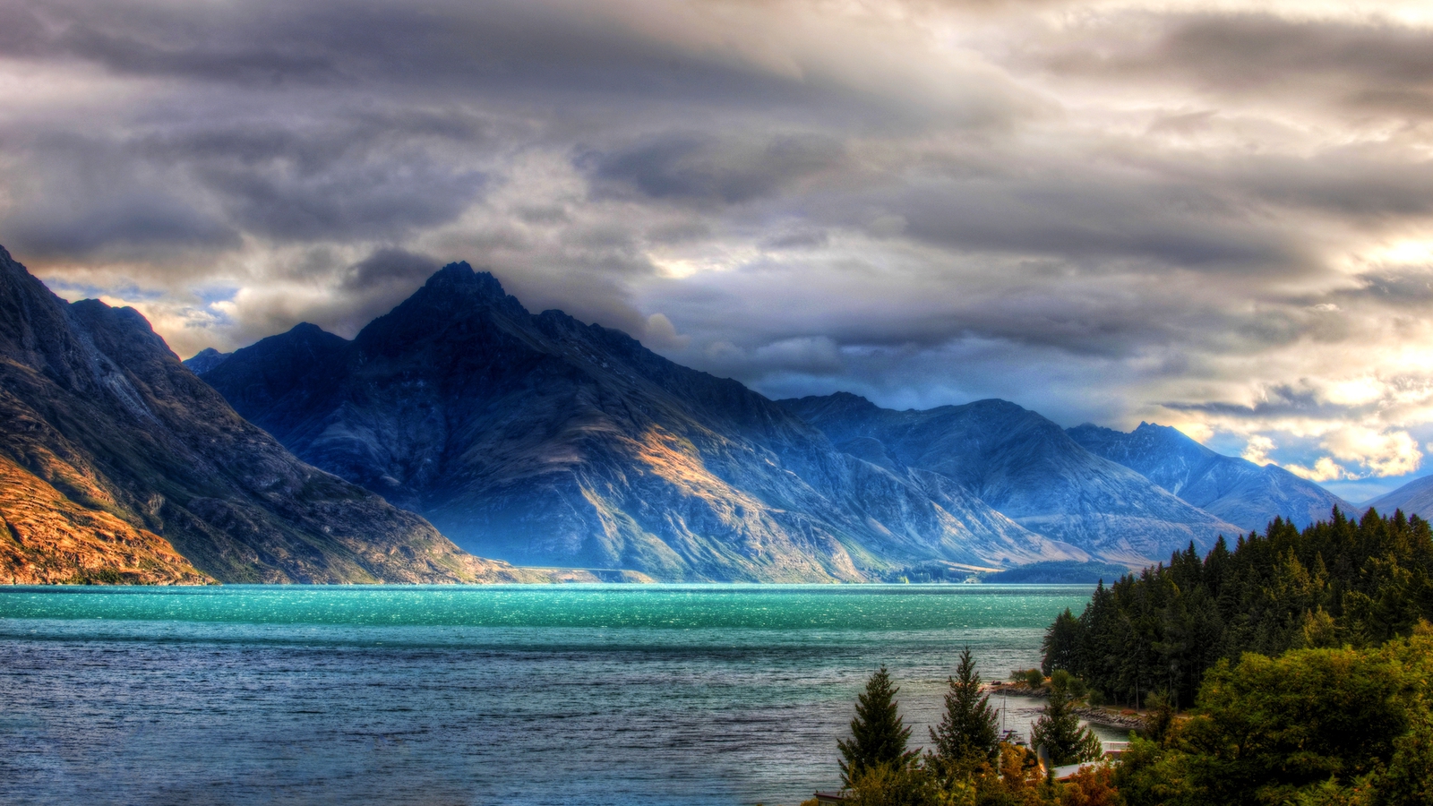 306480 Hintergrundbild herunterladen erde/natur, lake wānaka, wald, see, gebirge, neuseeland, queenstown (neuseeland), südliche alpen, seen - Bildschirmschoner und Bilder kostenlos