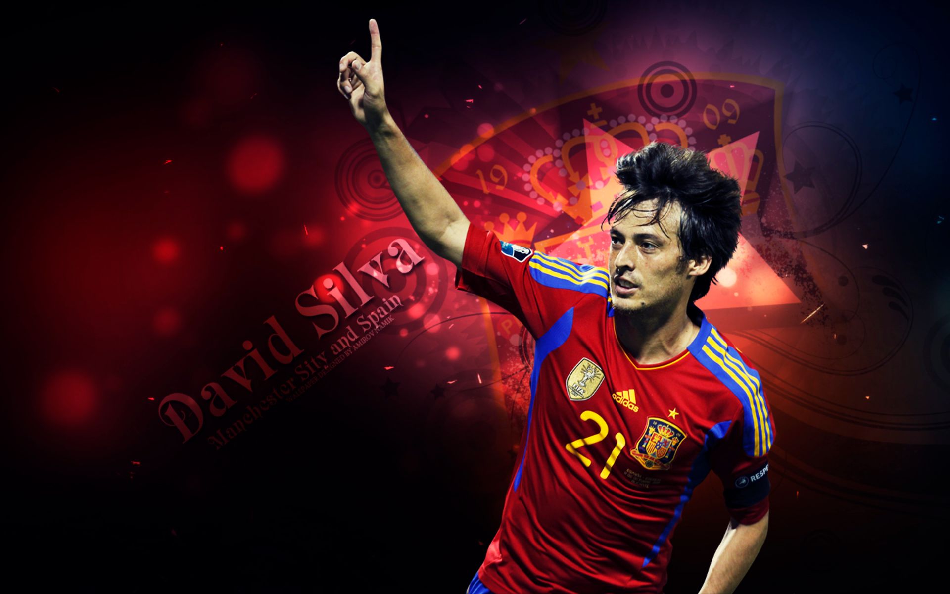Free download wallpaper Sports, Soccer, Spain National Football Team, David Silva on your PC desktop