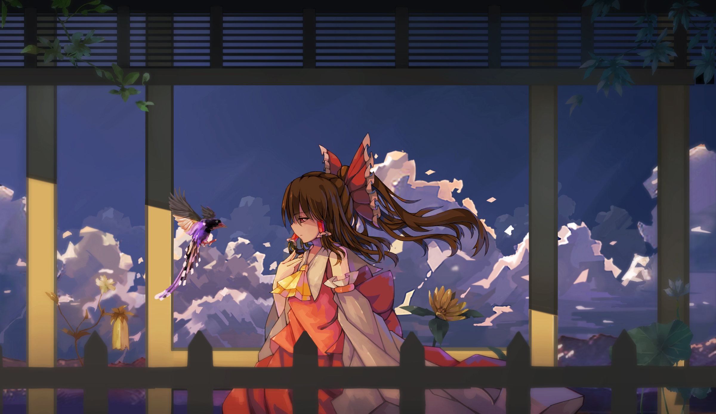 Téléchargez gratuitement l'image Animé, Touhou, Reimu Hakurei sur le bureau de votre PC