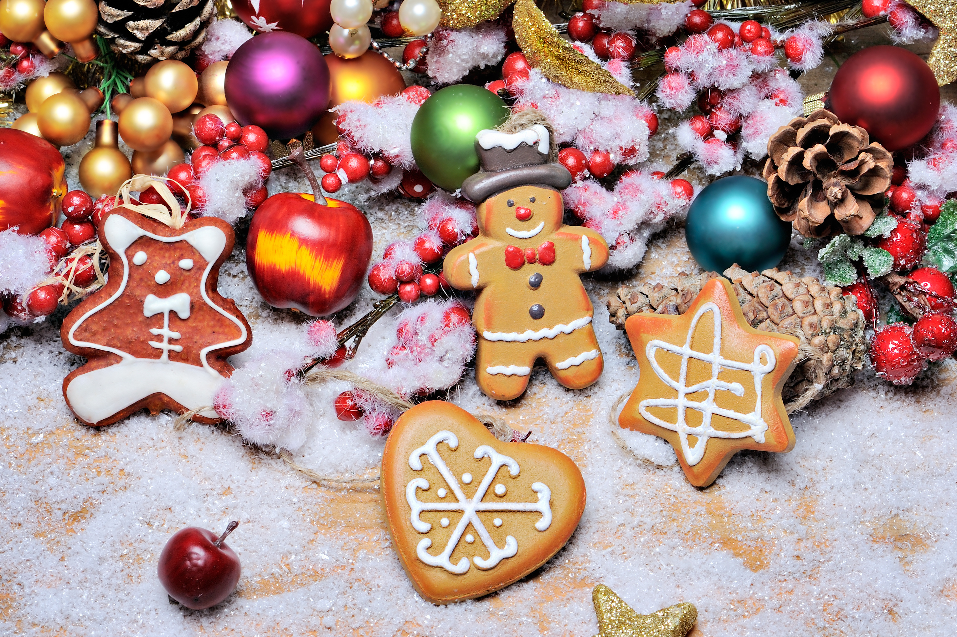 Téléchargez gratuitement l'image Noël, Vacances, Décorations De Noël, Biscuit, Pain D'épice sur le bureau de votre PC
