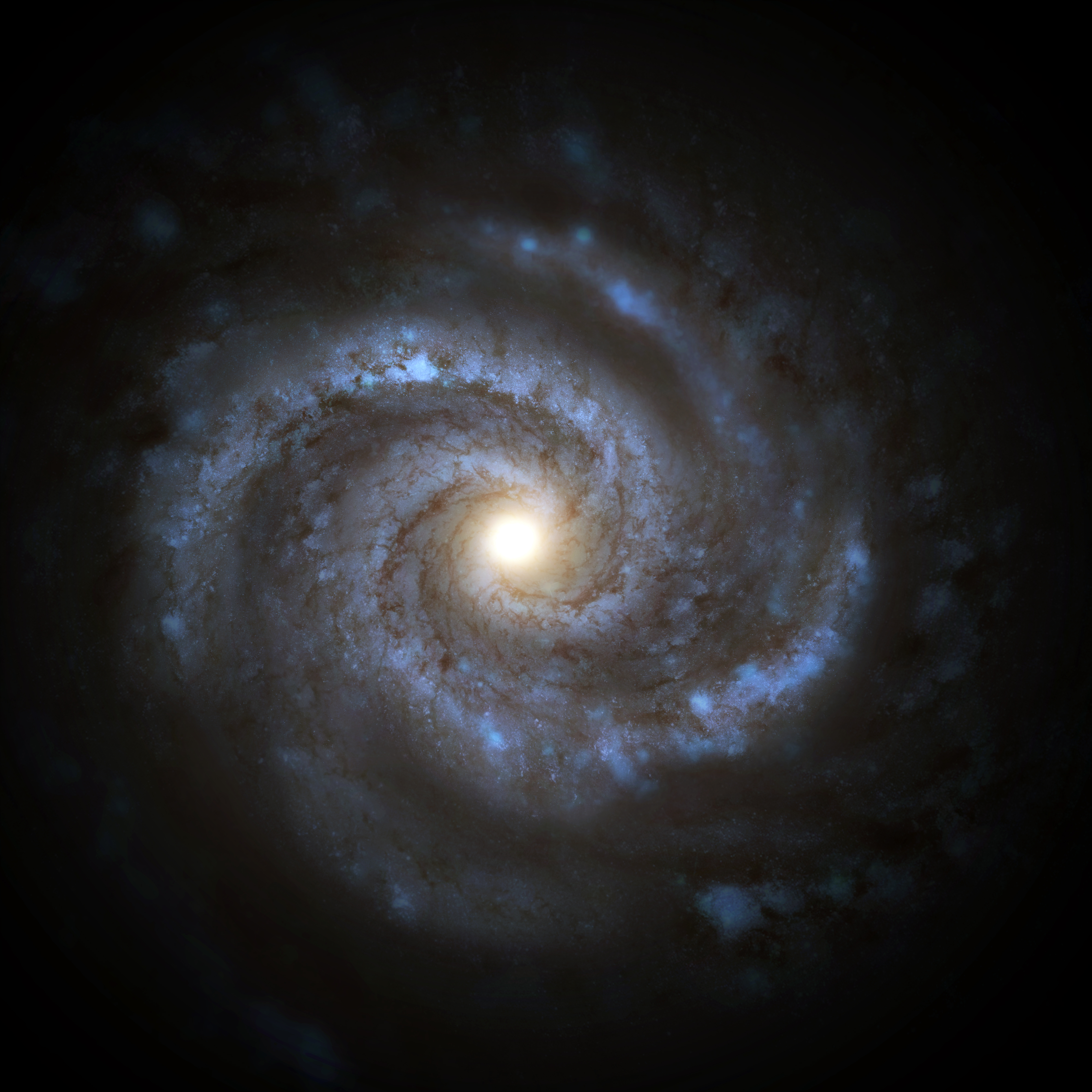 Free download wallpaper Spiral, Universe, Glow, Galaxy on your PC desktop