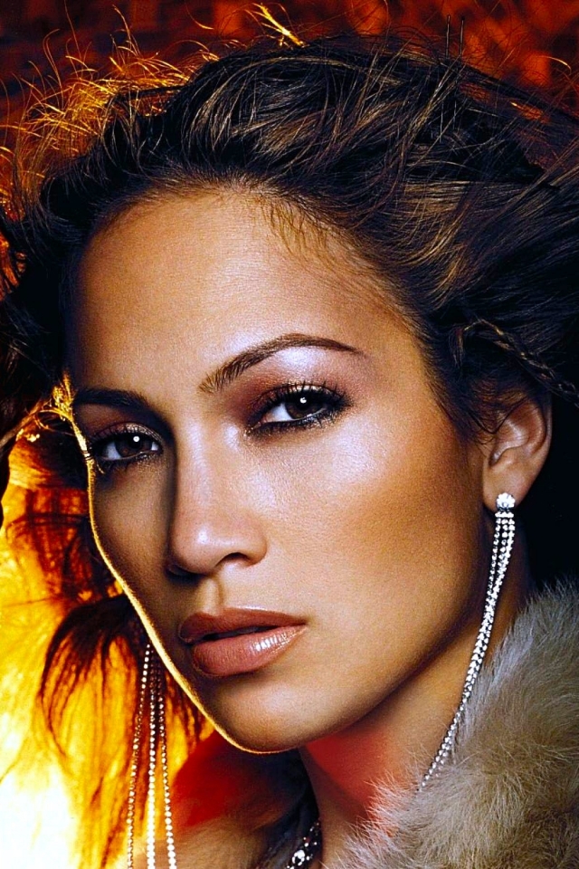 Baixar papel de parede para celular de Jennifer Lopez, Cabelo, Modelo, Brincos, Celebridade, Enfrentar gratuito.