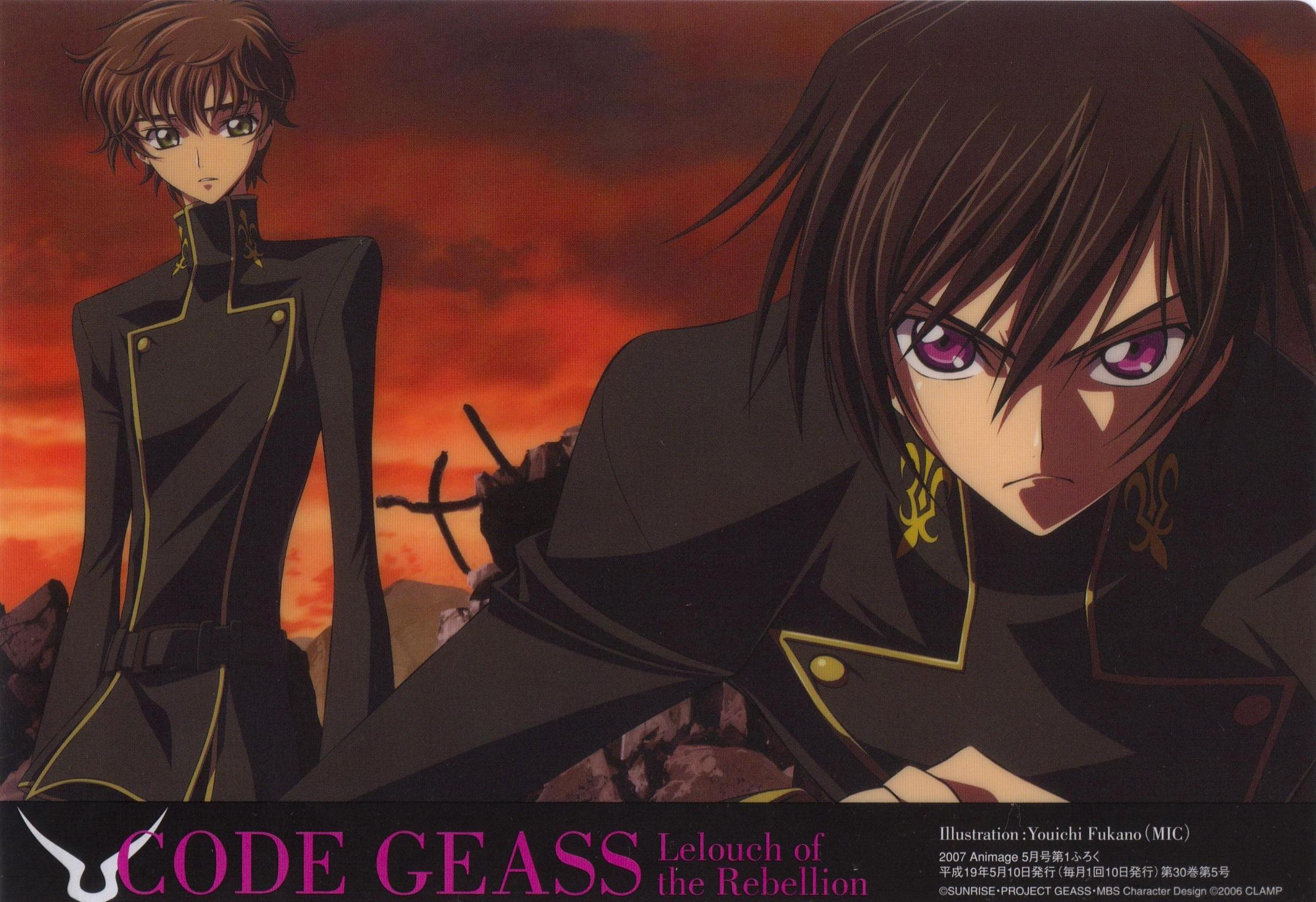Laden Sie das Animes, Code Geass: Lelouch Of The Rebellion-Bild kostenlos auf Ihren PC-Desktop herunter