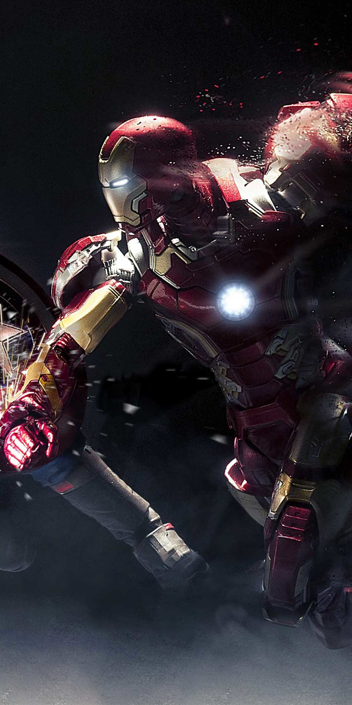 Download mobile wallpaper Iron Man, Captain America, Movie, Captain America: Civil War for free.