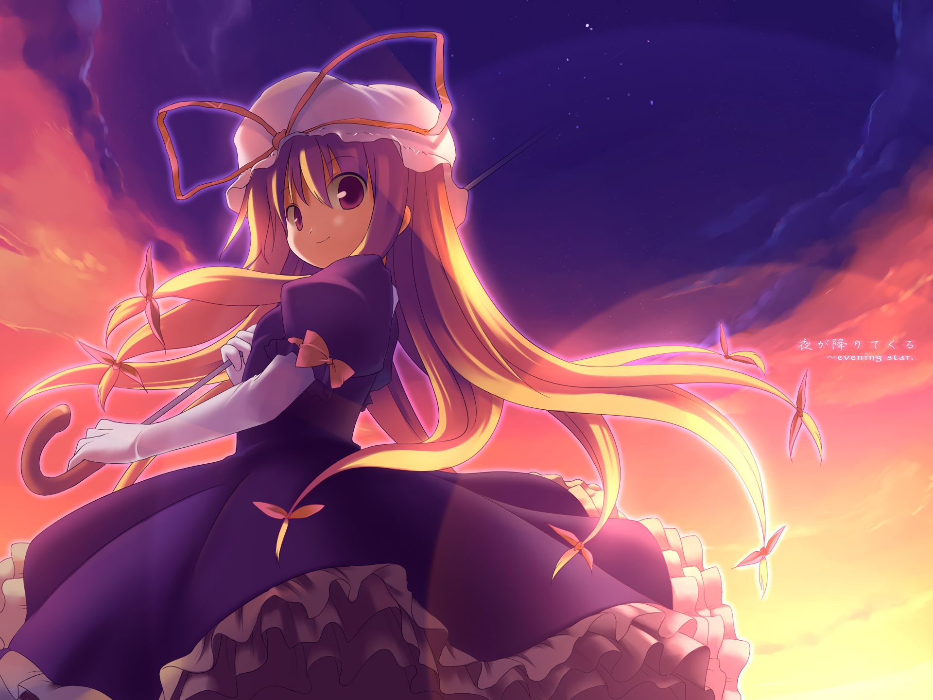 Téléchargez gratuitement l'image Animé, Touhou, Yukari Yakumo sur le bureau de votre PC