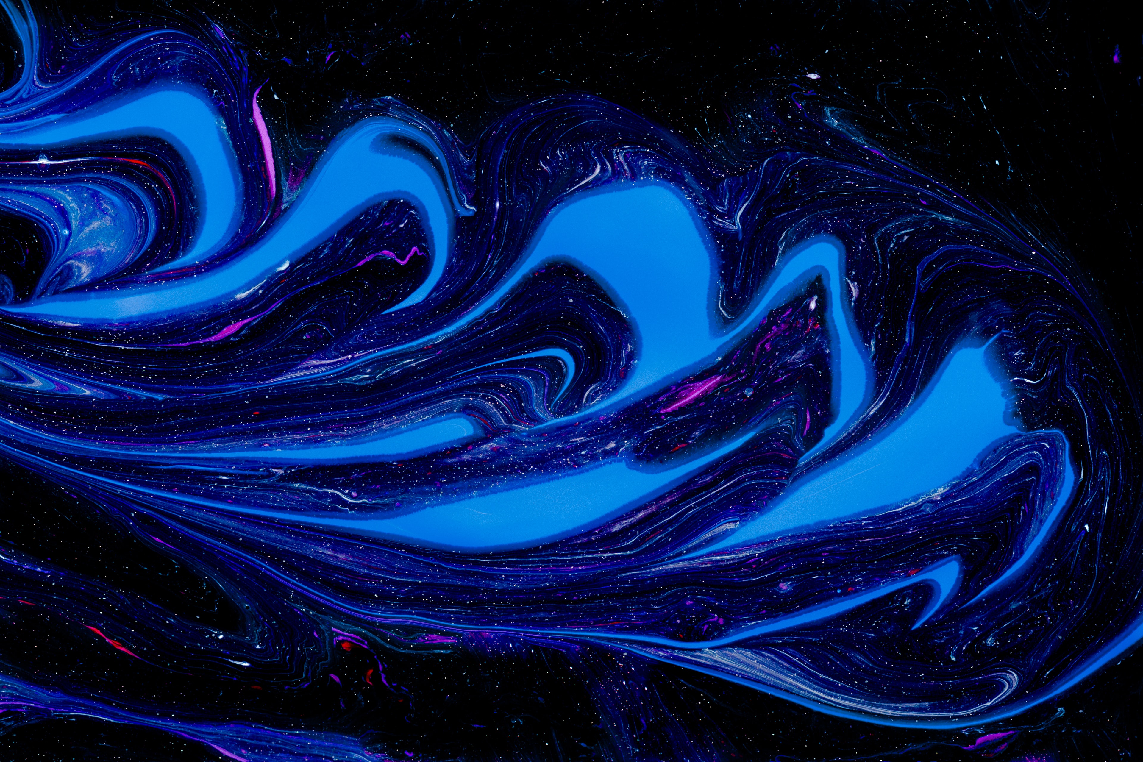 abstract, blue, divorces, paint, tinsel, sequins for android
