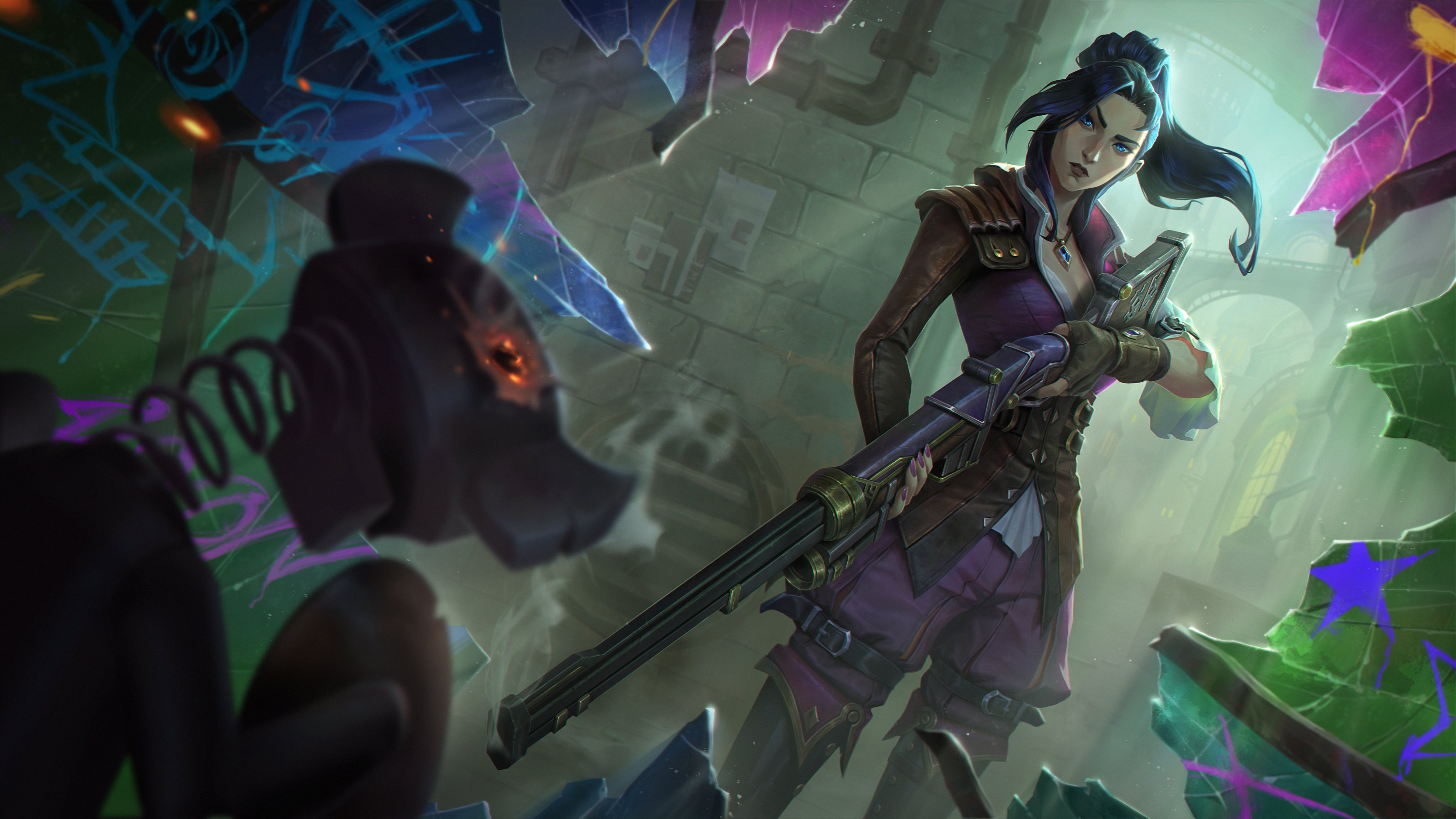 Download mobile wallpaper Tv Show, Caitlyn (League Of Legends), Arcane for free.