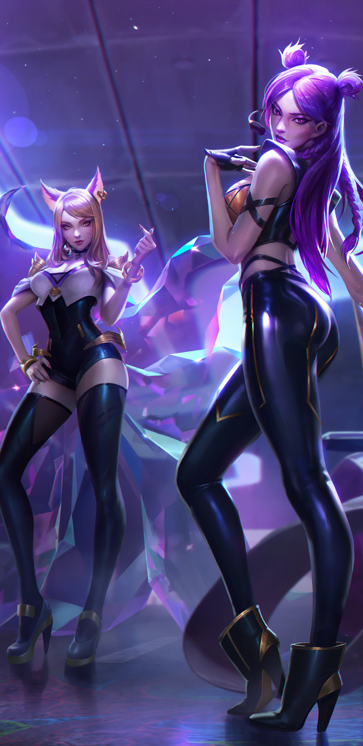 Download mobile wallpaper League Of Legends, Video Game, Ahri (League Of Legends), Kai'sa (League Of Legends) for free.
