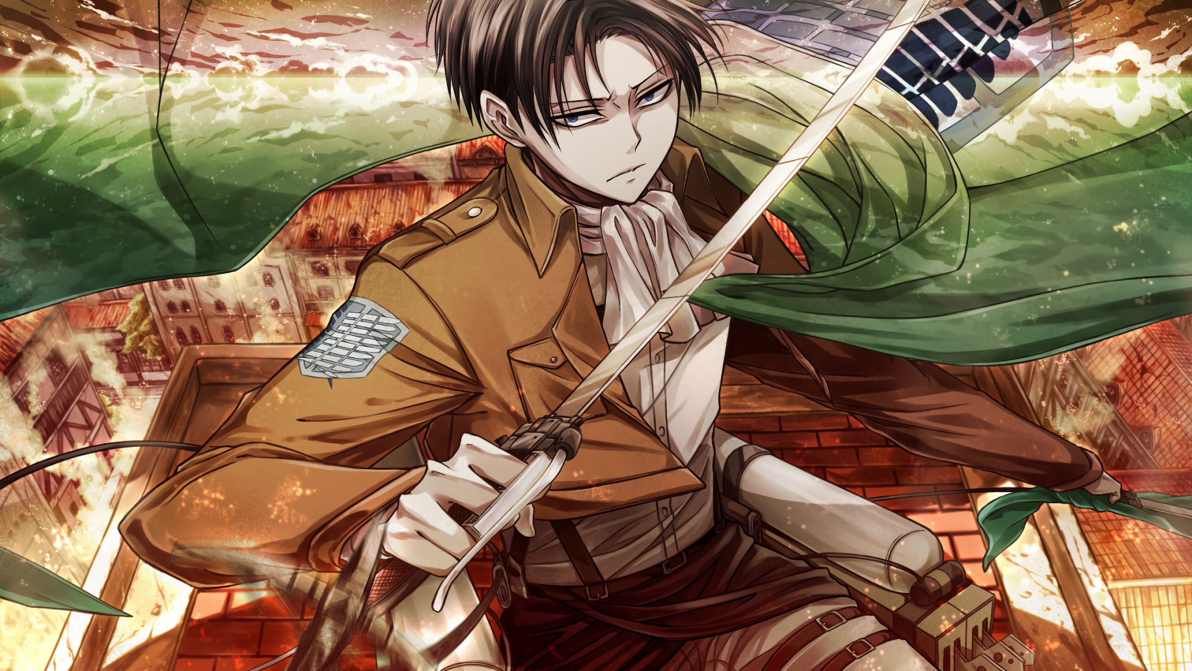 Download mobile wallpaper Anime, Attack On Titan, Levi Ackerman for free.