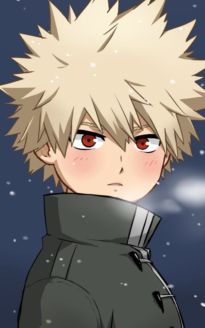 Handy-Wallpaper Animes, Katsuki Bakugou, Boku No Hero Academia kostenlos herunterladen.