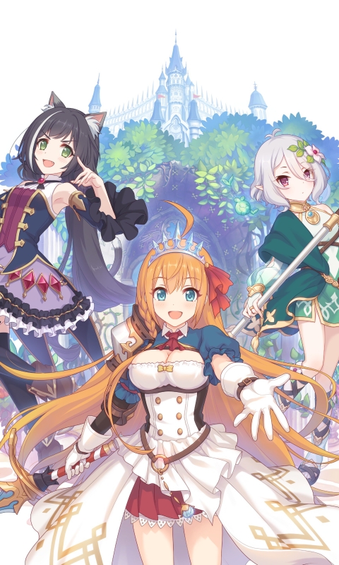 Download mobile wallpaper Anime, Princess Connect! Re:dive, Pecorine (Princess Connect), Karyl Momochi, Kokoro Natsume for free.
