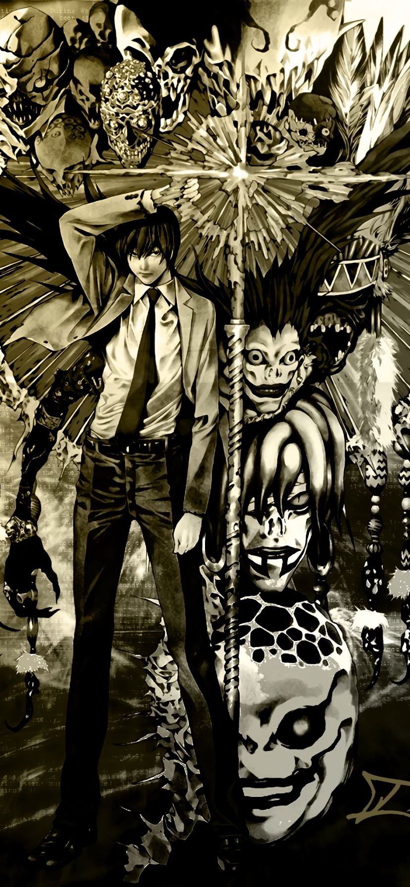 Handy-Wallpaper Death Note, Animes kostenlos herunterladen.