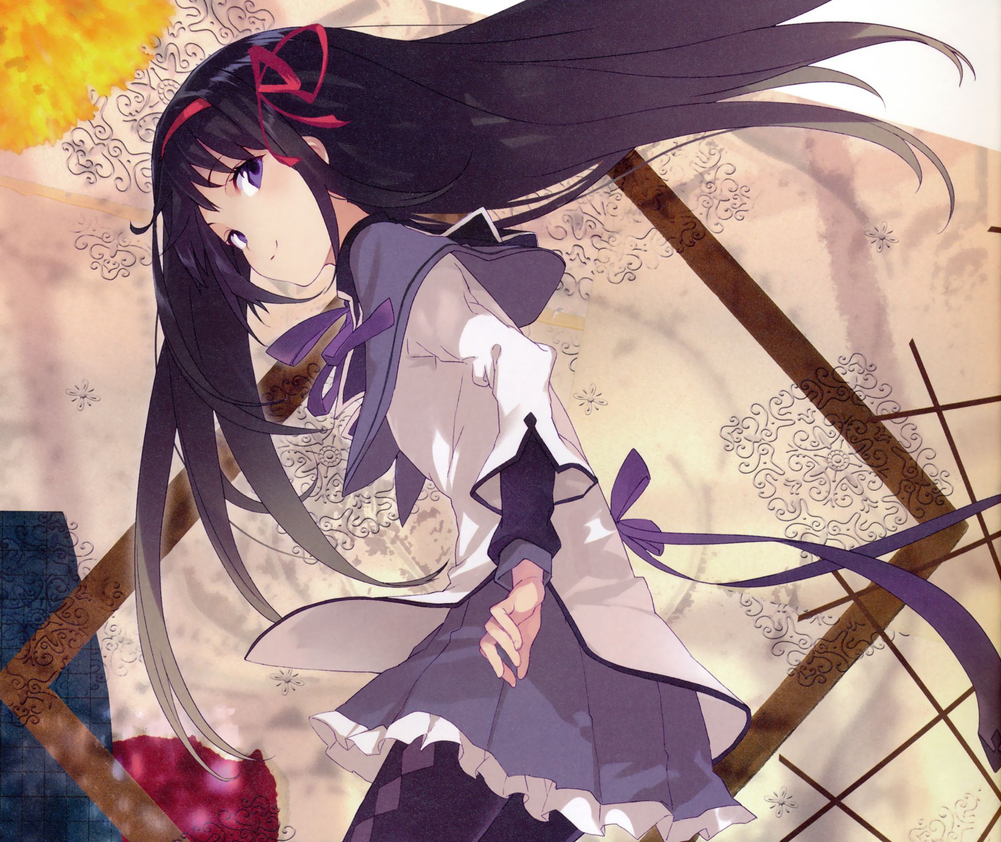 Handy-Wallpaper Animes, Madoka Magica, Homur Akemi kostenlos herunterladen.