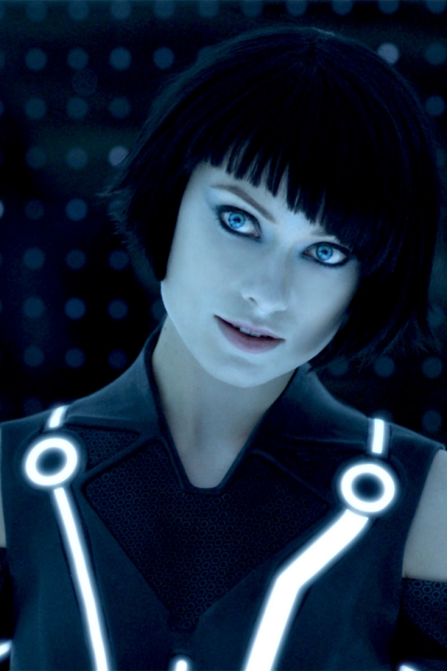 Download mobile wallpaper Olivia Wilde, Tron, Movie, Tron: Legacy for free.