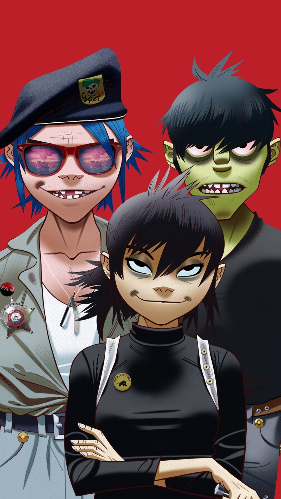 Download mobile wallpaper Music, Gorillaz for free.