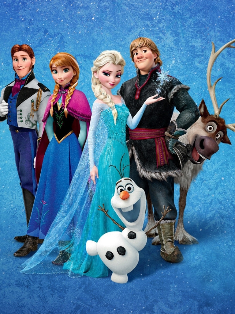 Descarga gratuita de fondo de pantalla para móvil de Películas, Frozen: El Reino Del Hielo, Congelado (Película), Ana (Congelada), Elsa (Congelada), Hans (Congelado), Kristoff (Congelado), Olaf (Congelado), Sven (Congelado).